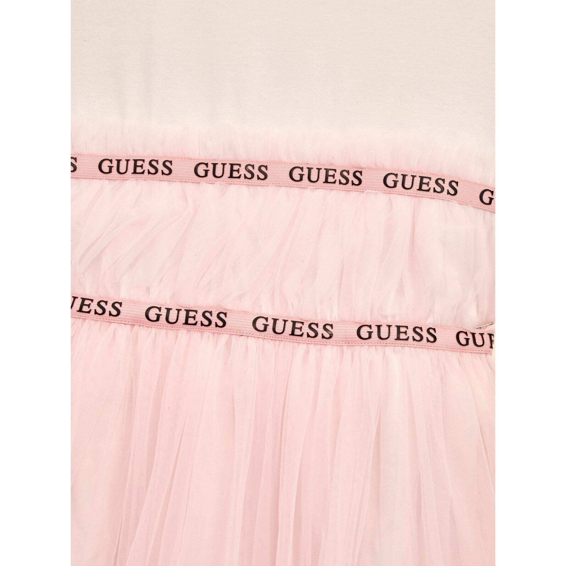 Guess Elegantna obleka J4RK26 K6YW0 Roza Regular Fit - Pepit.si