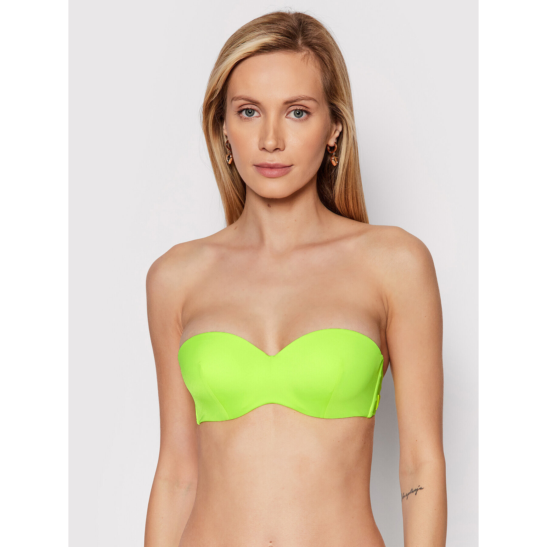 Guess Gornji del bikini E2GJ52 MC044 Zelena - Pepit.si