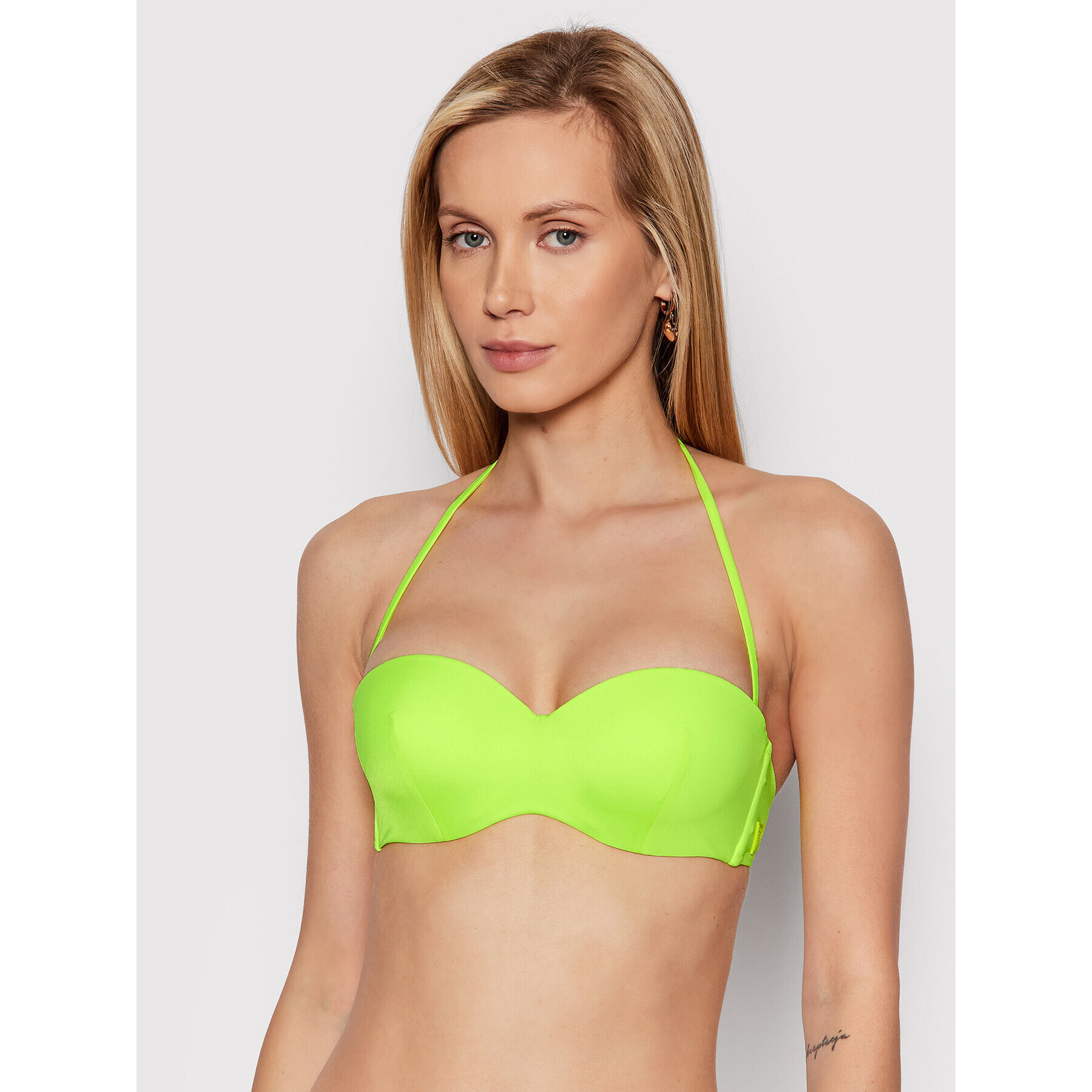 Guess Gornji del bikini E2GJ52 MC044 Zelena - Pepit.si