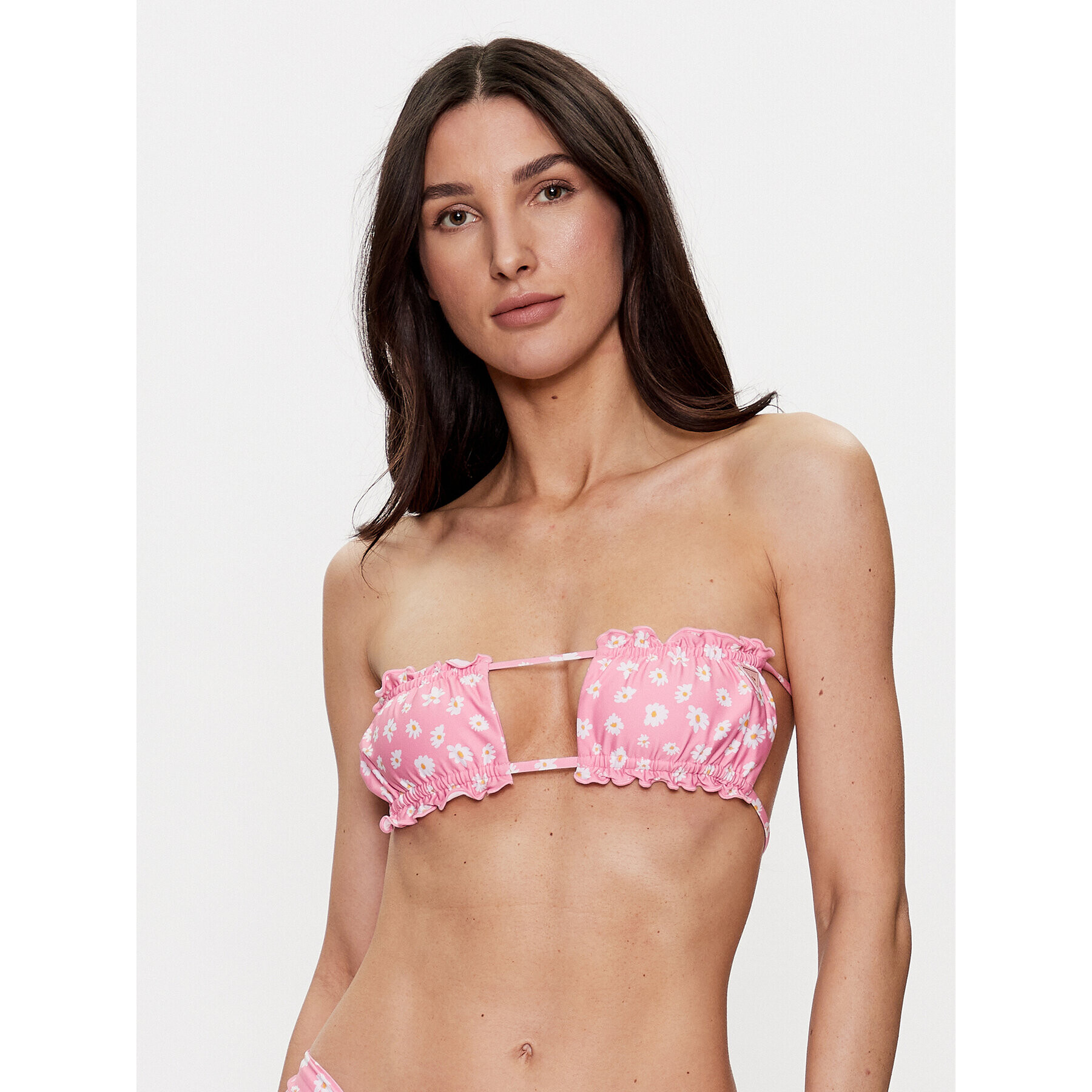 Guess Gornji del bikini E3GJ22 MC04R Roza - Pepit.si