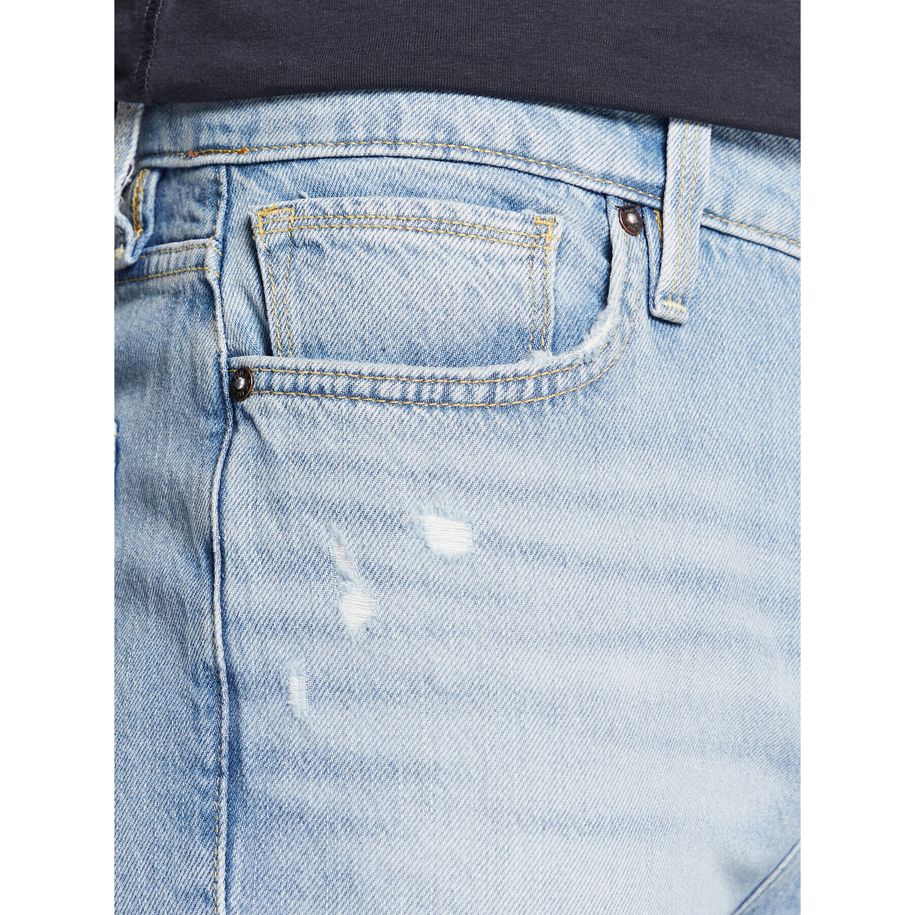 Guess Jeans hlače The Empire M3RAN2 D4T9B Modra Slim Fit - Pepit.si