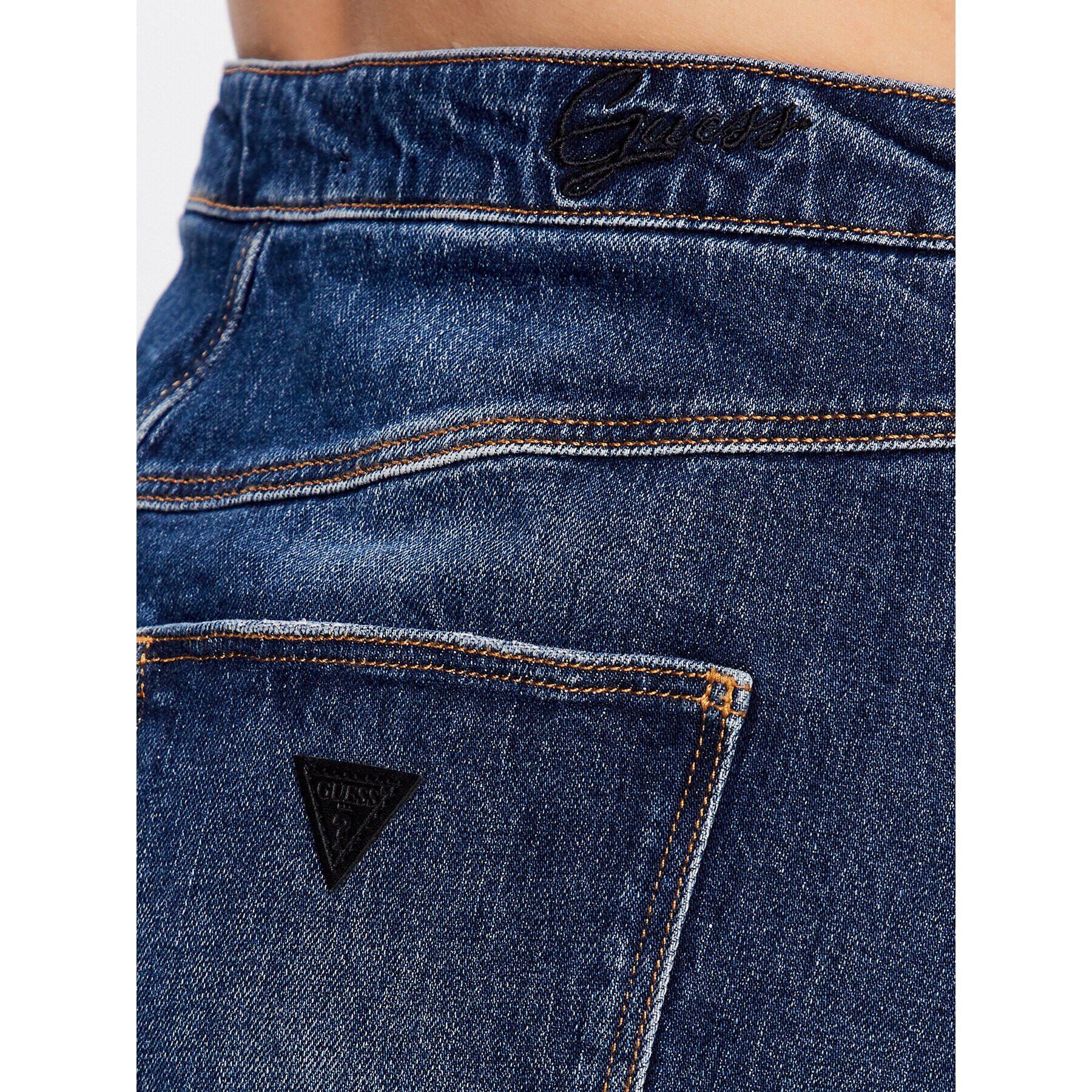 Guess Jeans krilo Jillian W3RD21 D4NHE Modra Slim Fit - Pepit.si