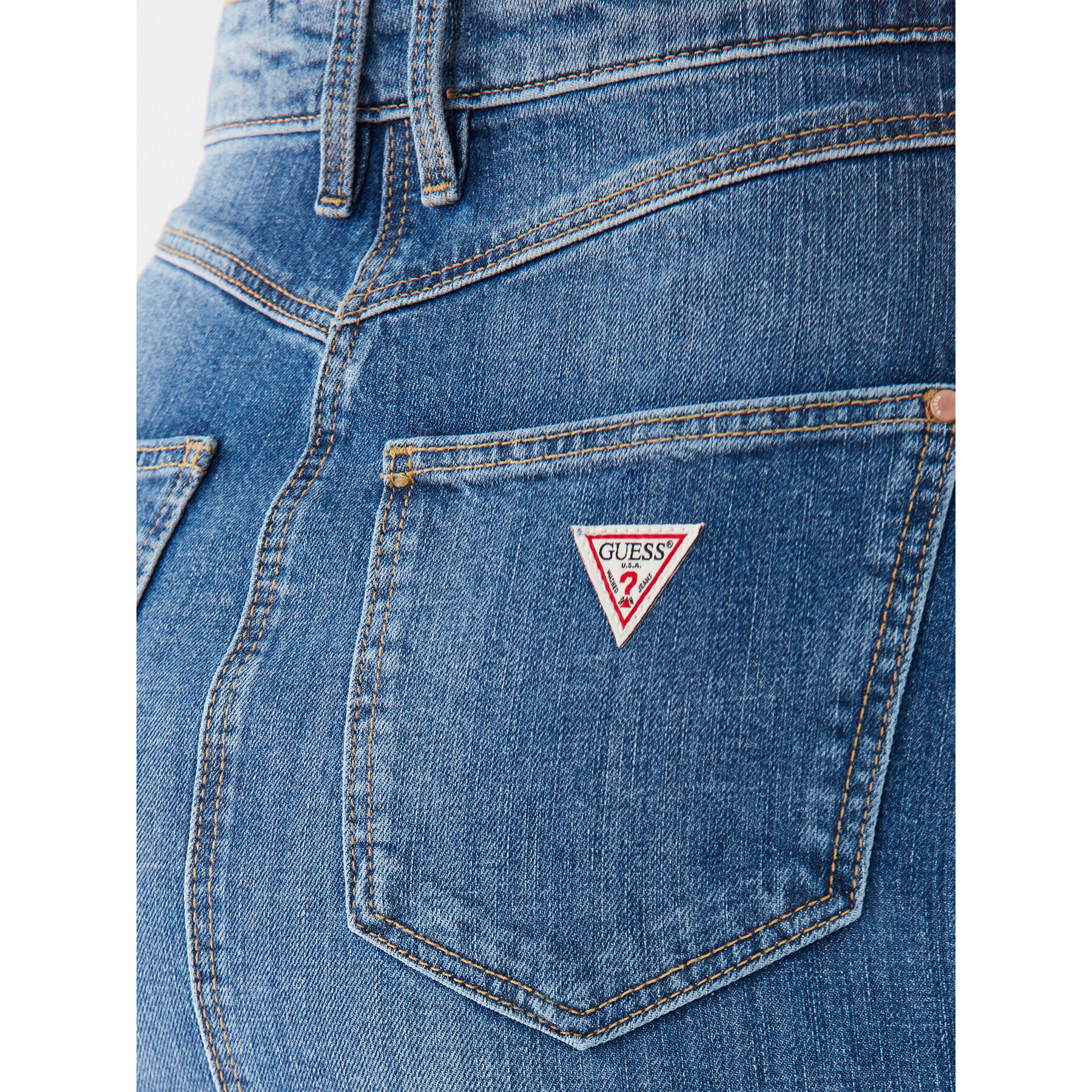 Guess Jeans krilo W3YD0E D4H77 Modra Slim Fit - Pepit.si