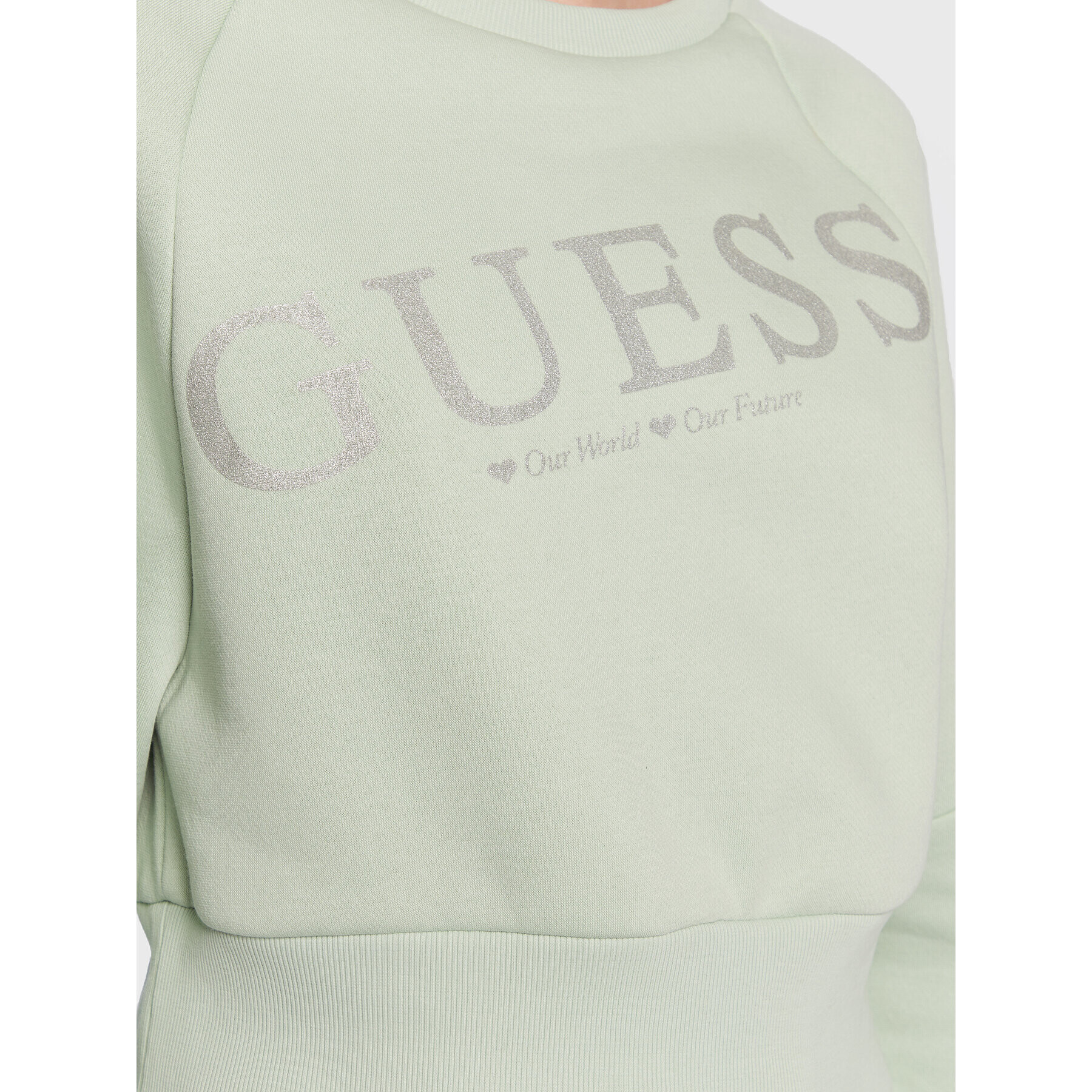 Guess Jopa Agacia W3RQ11 KB683 Zelena Regular Fit - Pepit.si