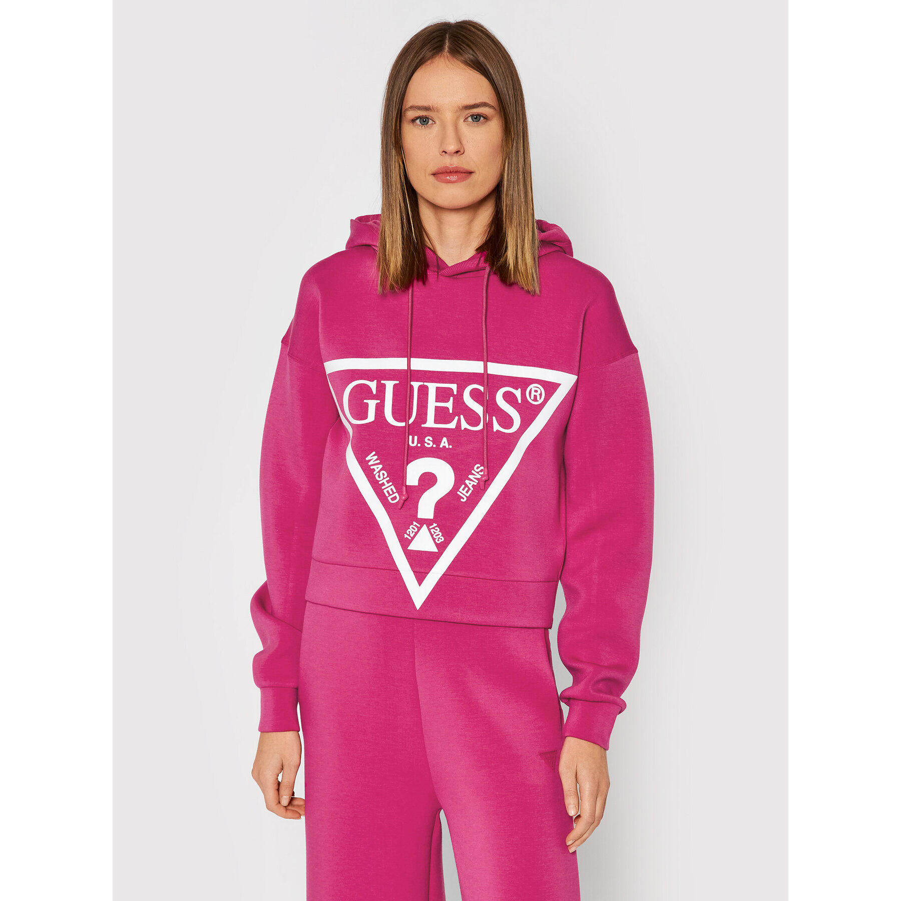 Guess Jopa Alisa O1GA29 KAMN2 Roza Regular Fit - Pepit.si