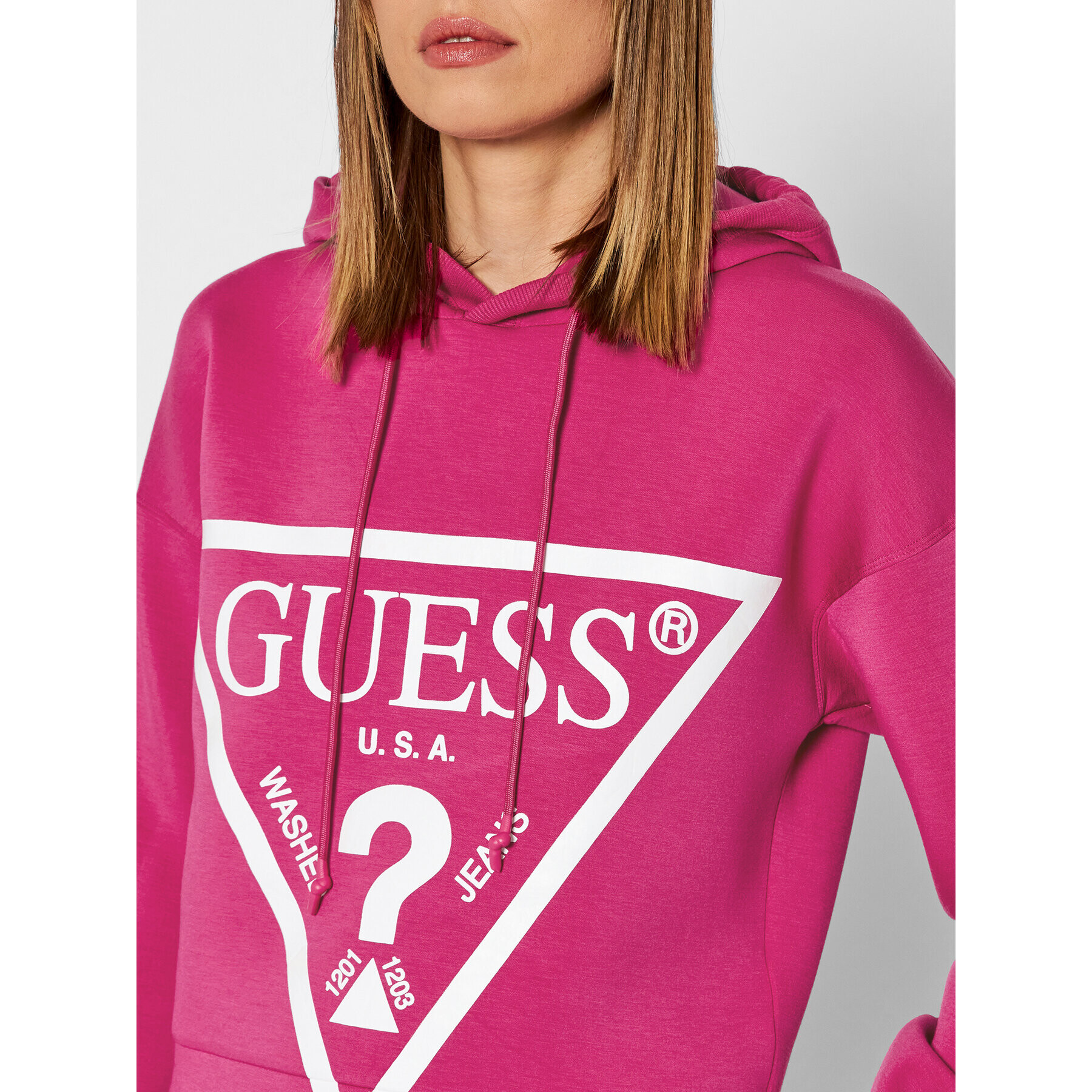 Guess Jopa Alisa O1GA29 KAMN2 Roza Regular Fit - Pepit.si