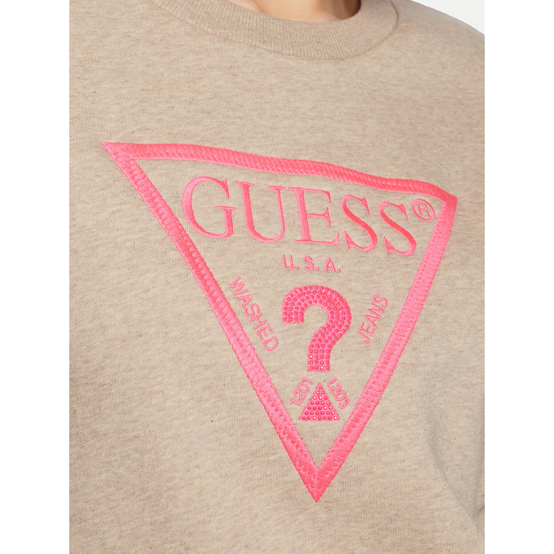 Guess Jopa Ane W3RQ04 K9Z21 Bež Regular Fit - Pepit.si