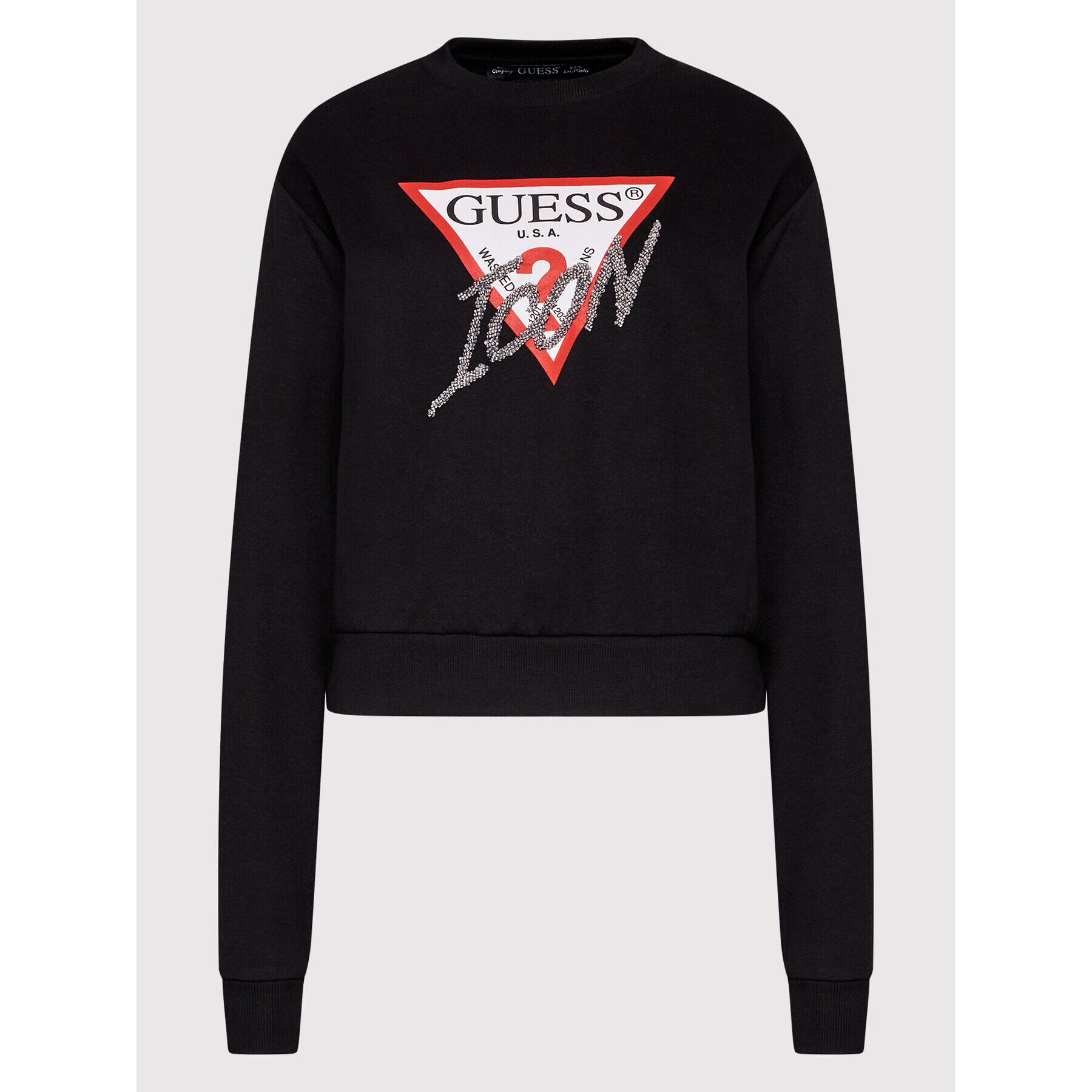 Guess Jopa Icon W2YQ01 KB681 Črna Regular Fit - Pepit.si