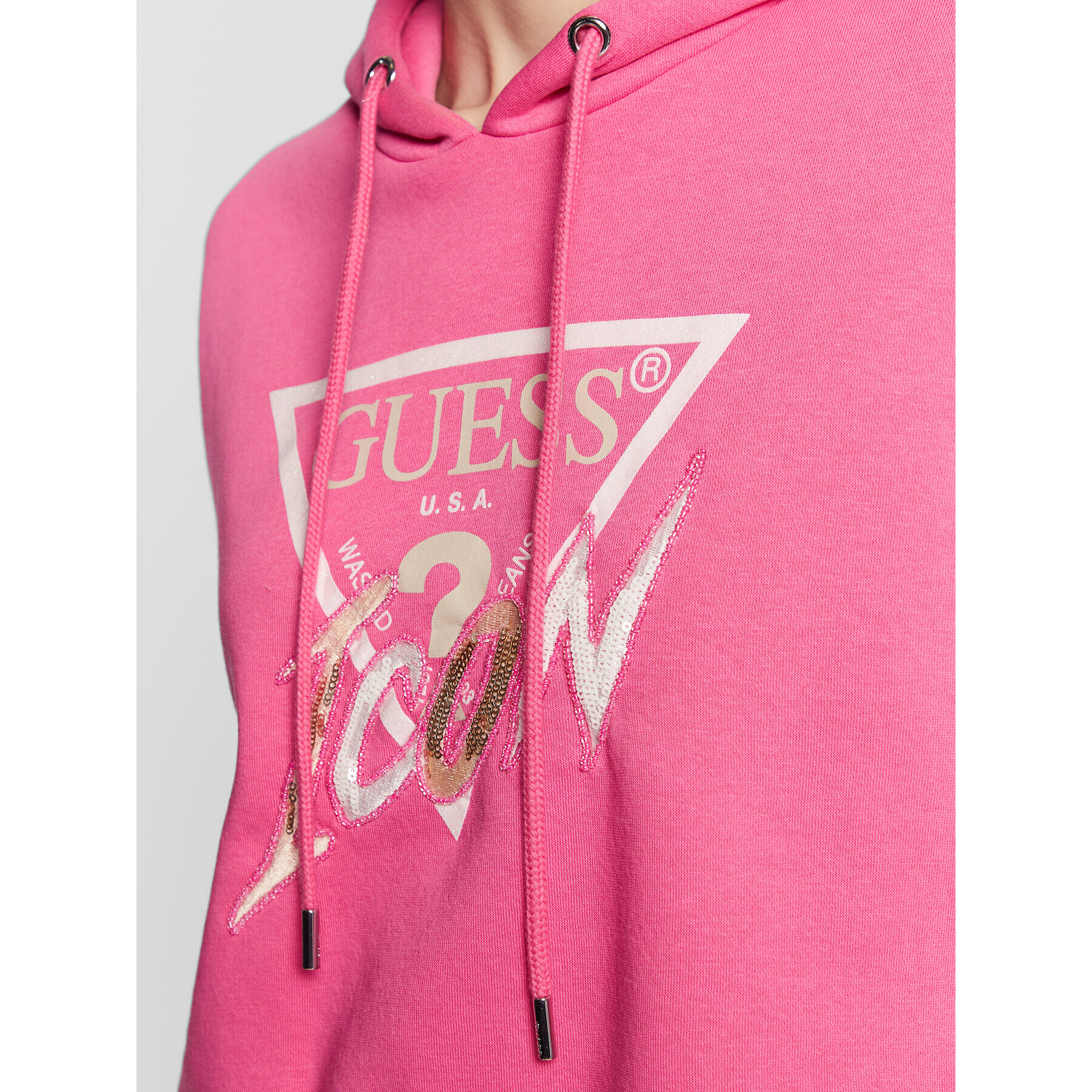 Guess Jopa Icon W3RQ03 KB683 Roza Relaxed Fit - Pepit.si