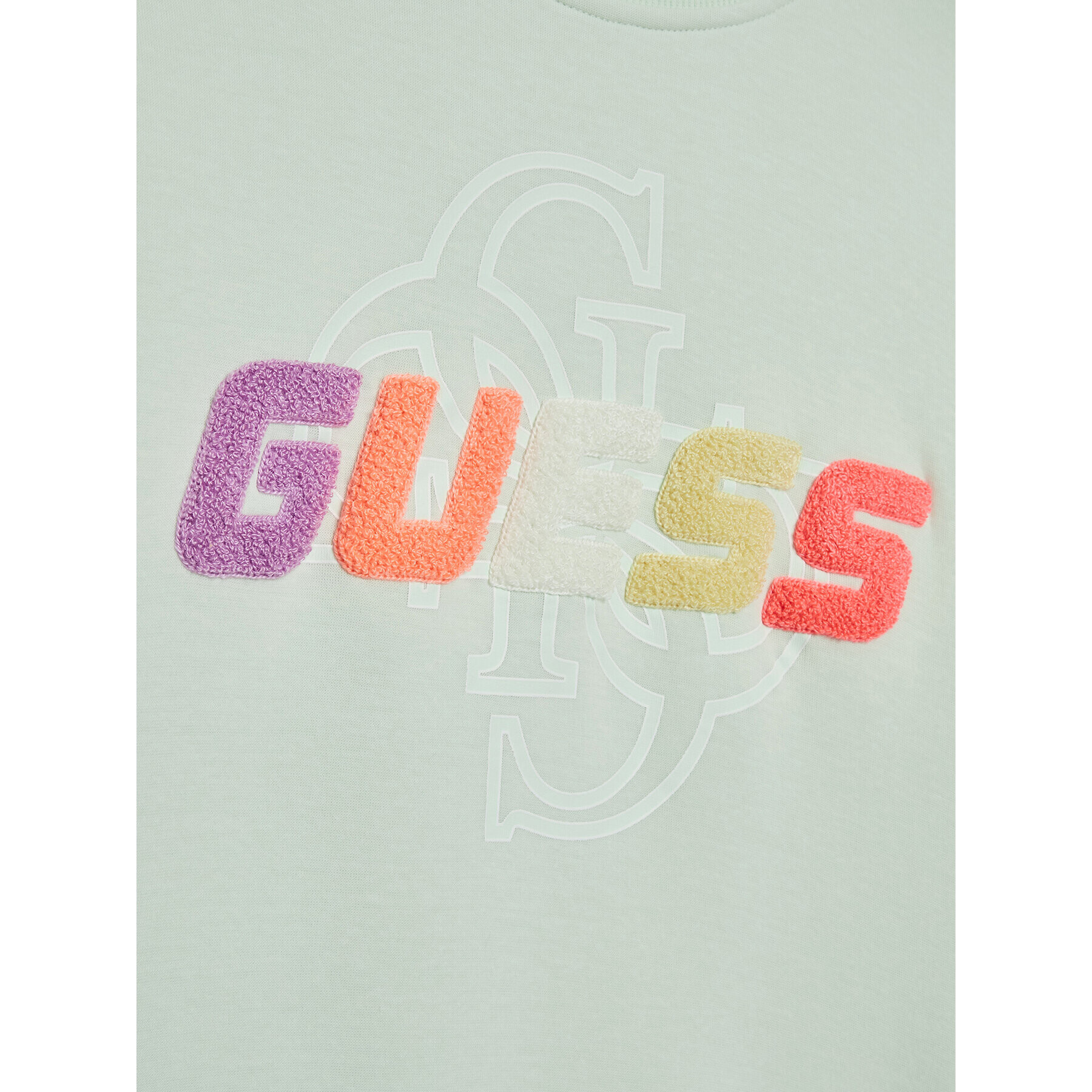 Guess Jopa J3GQ08 FL04P Zelena Regular Fit - Pepit.si