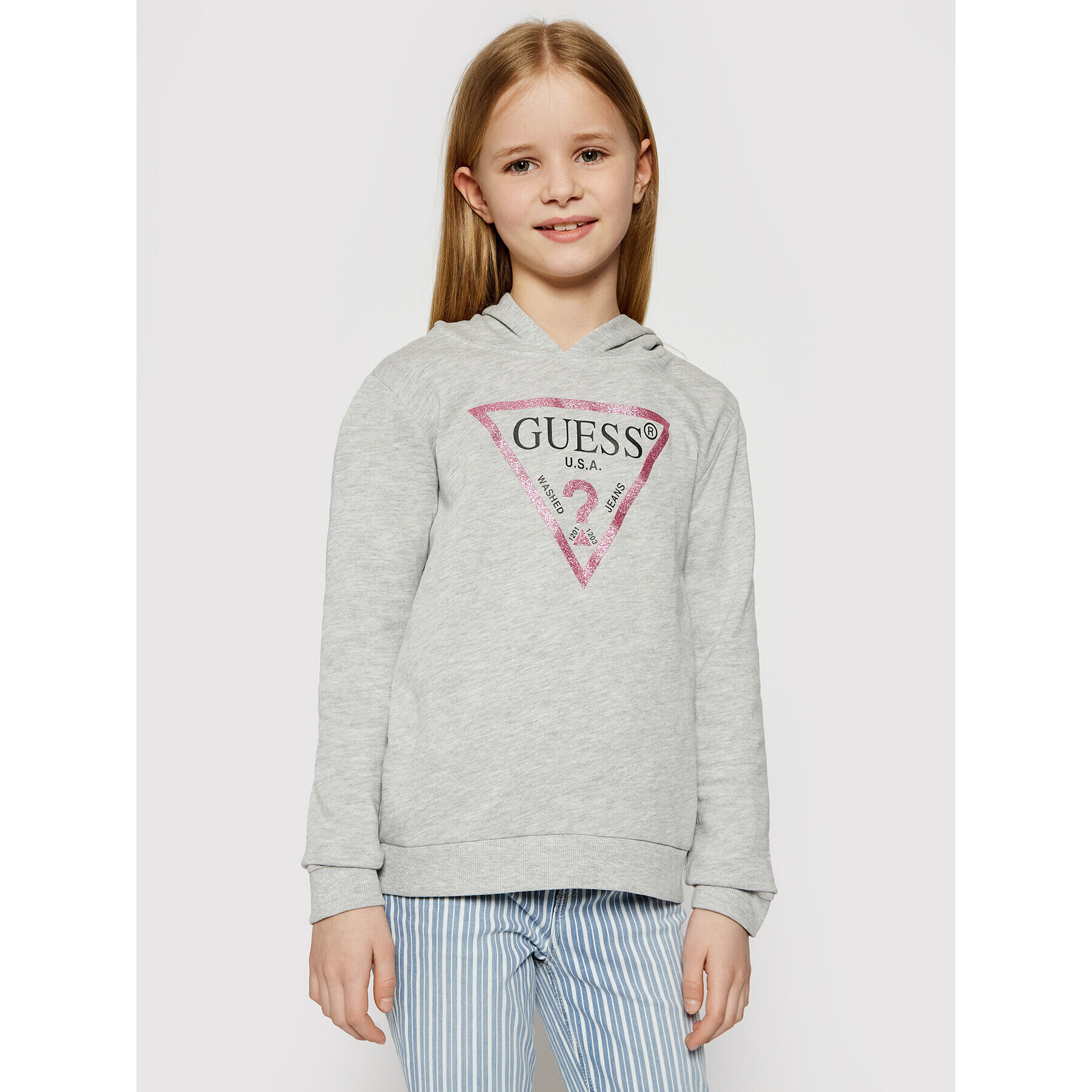 Guess Jopa J83Q14 K5WK0 Siva Regular Fit - Pepit.si