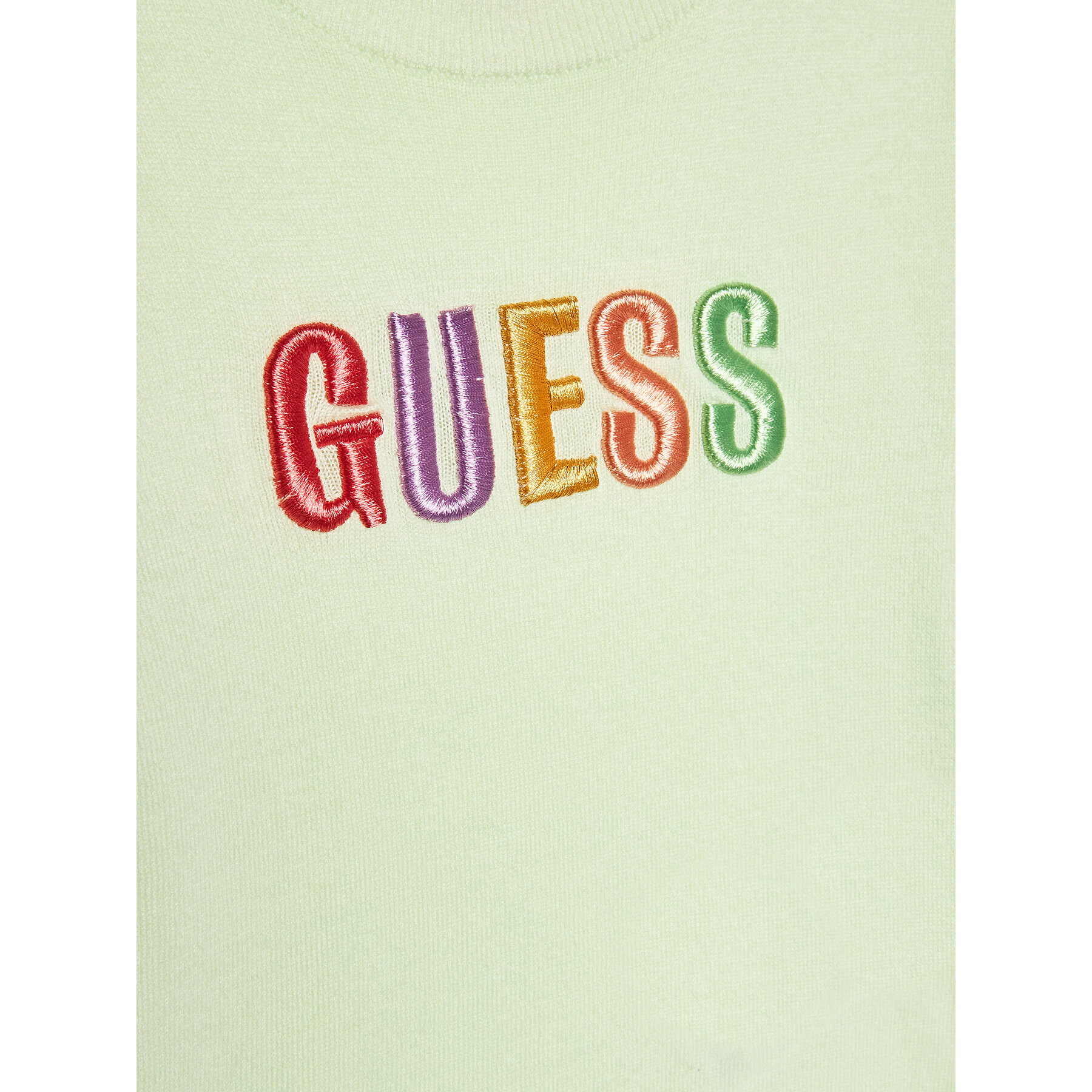 Guess Pulover K3GR00 Z36I0 Zelena Regular Fit - Pepit.si