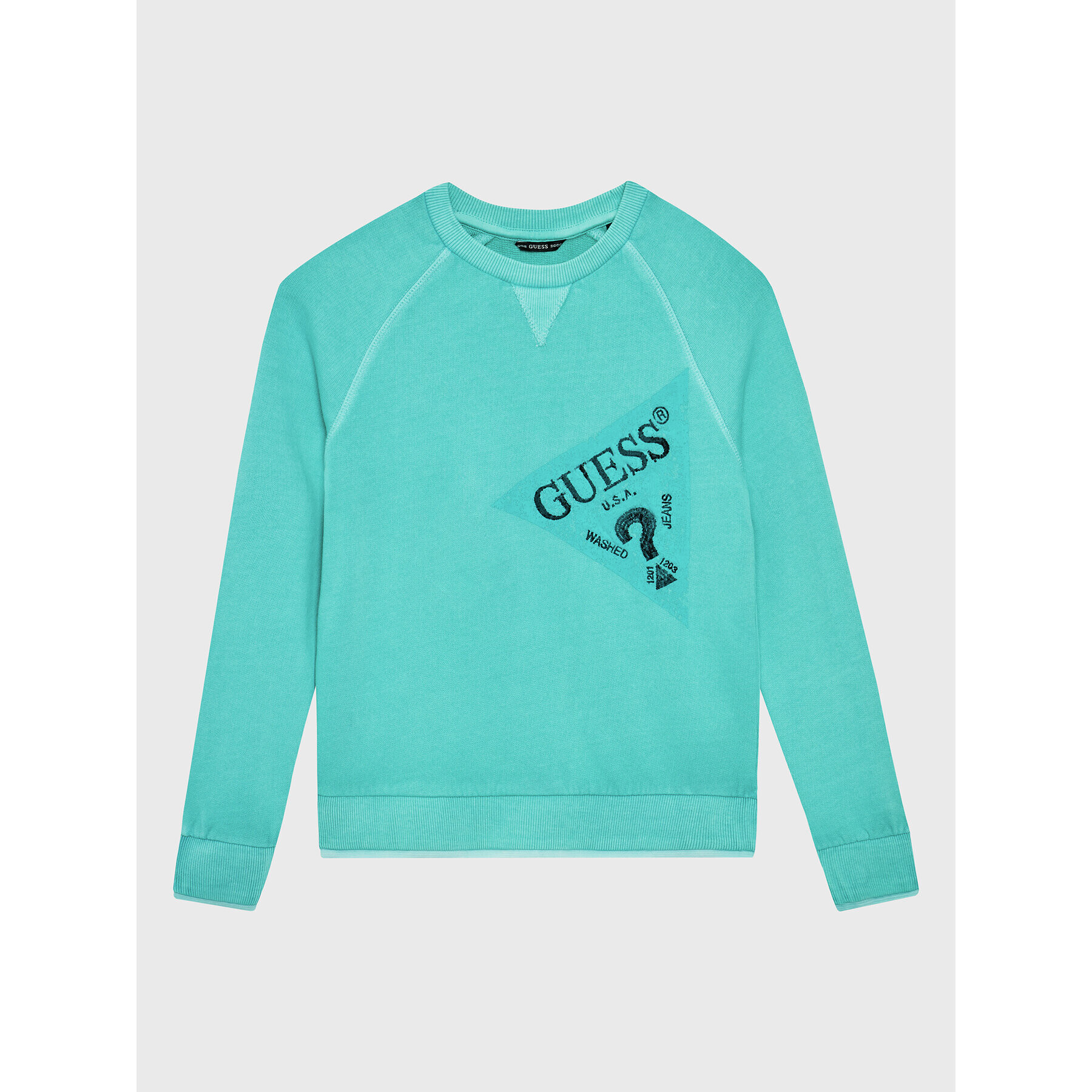 Guess Jopa L2BQ05 KAD73 Modra Relaxed Fit - Pepit.si