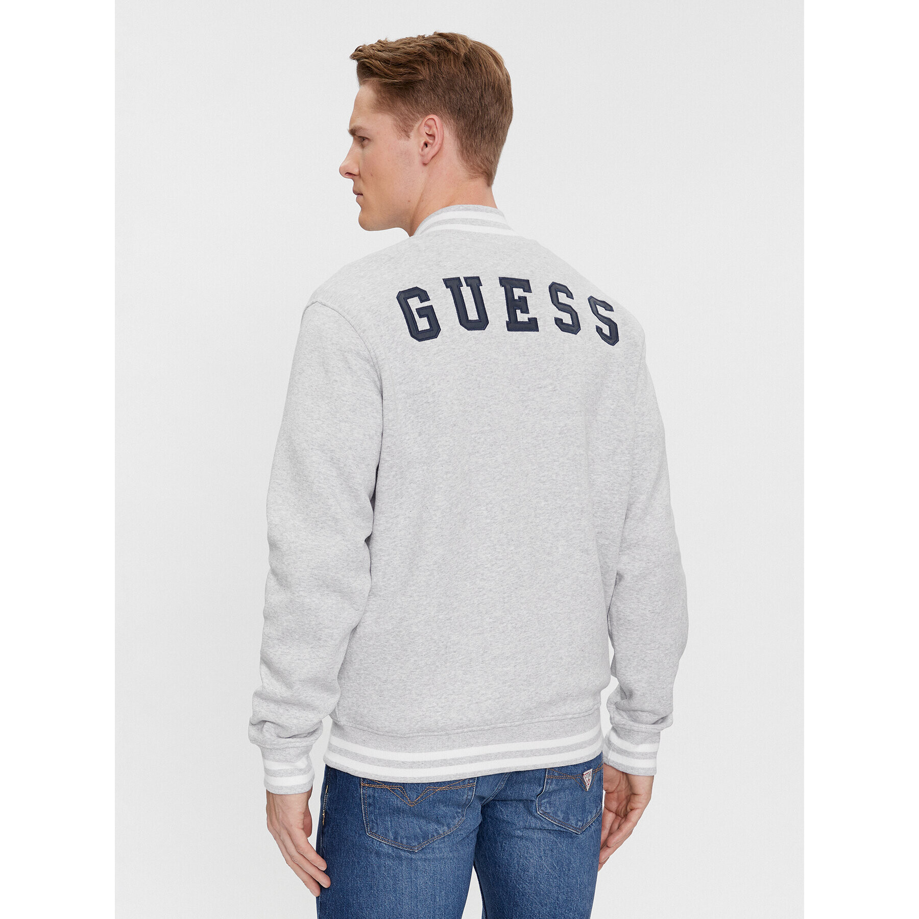 Guess Jopa M4RQ17 K9Z21 Siva Regular Fit - Pepit.si