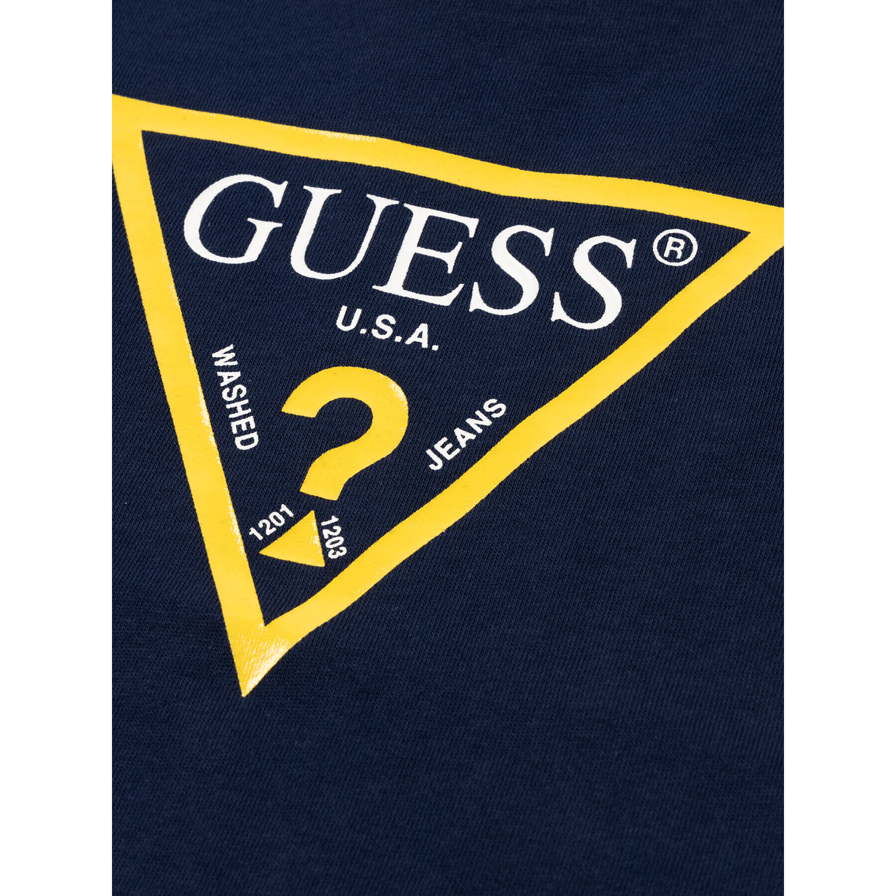 Guess Jopa N73Q10 K5WK0 Mornarsko modra Regular Fit - Pepit.si