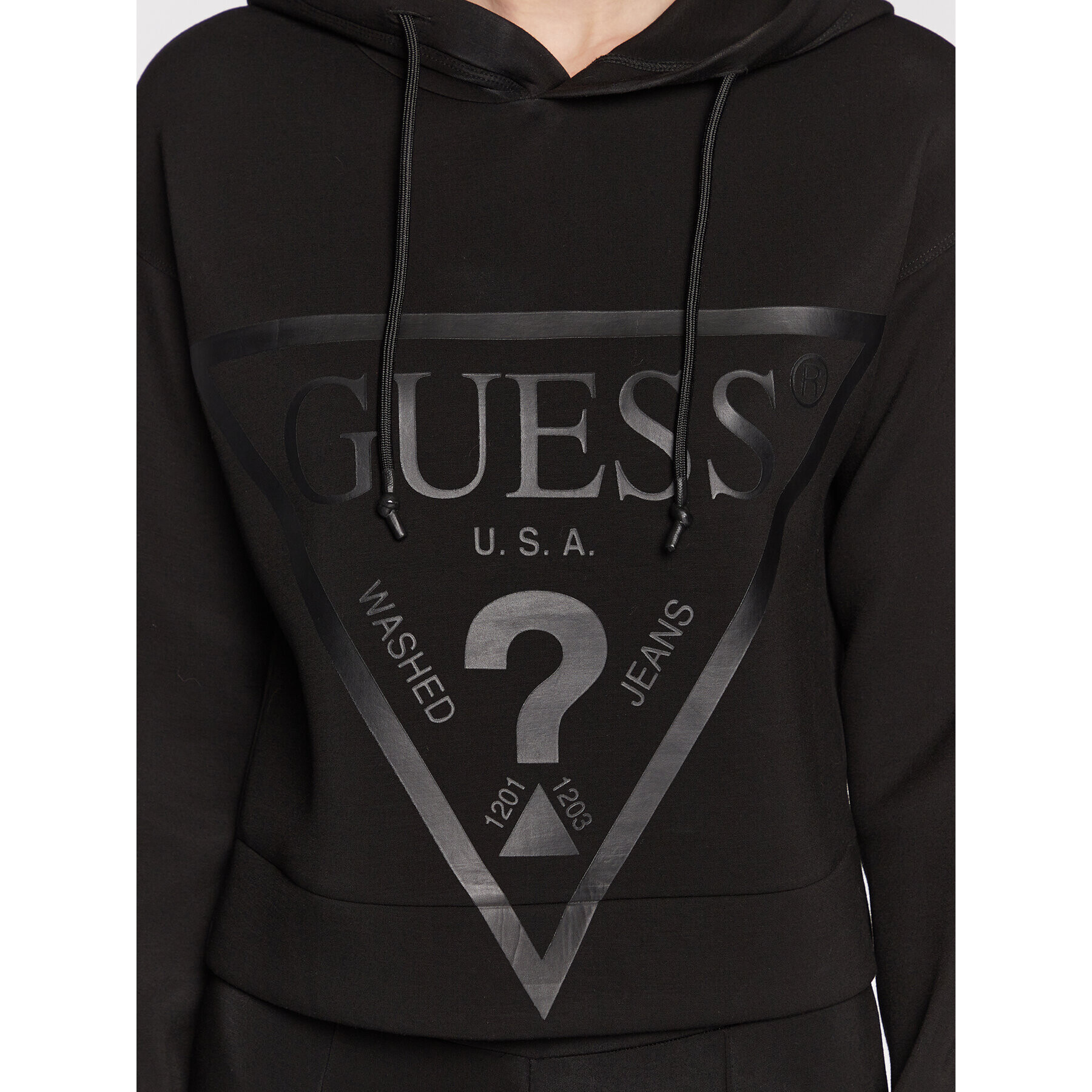 Guess Jopa New Alisa V2YQ08 K7UW2 Črna Regular Fit - Pepit.si