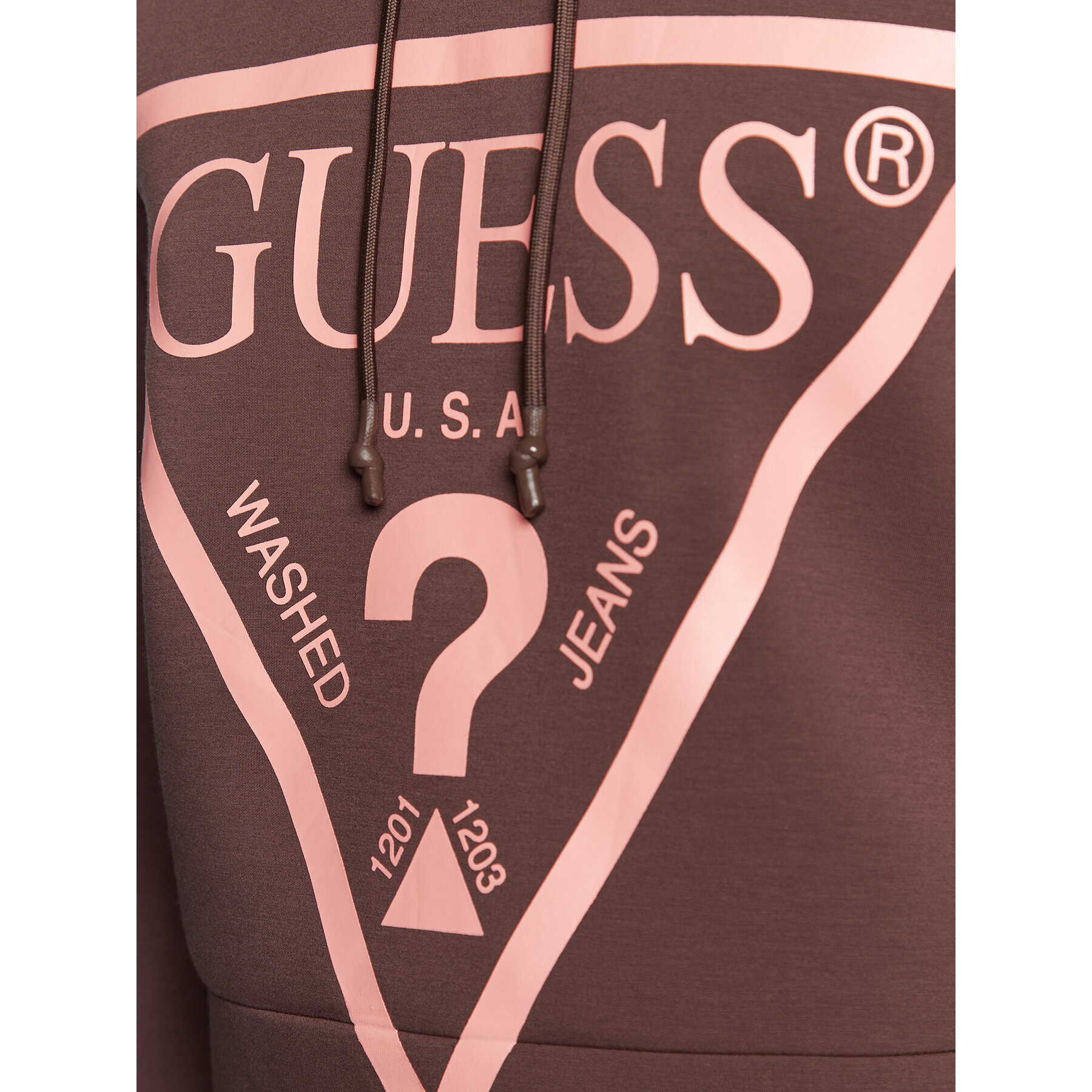 Guess Jopa V2RQ10 KAMN2 Rjava Regular Fit - Pepit.si