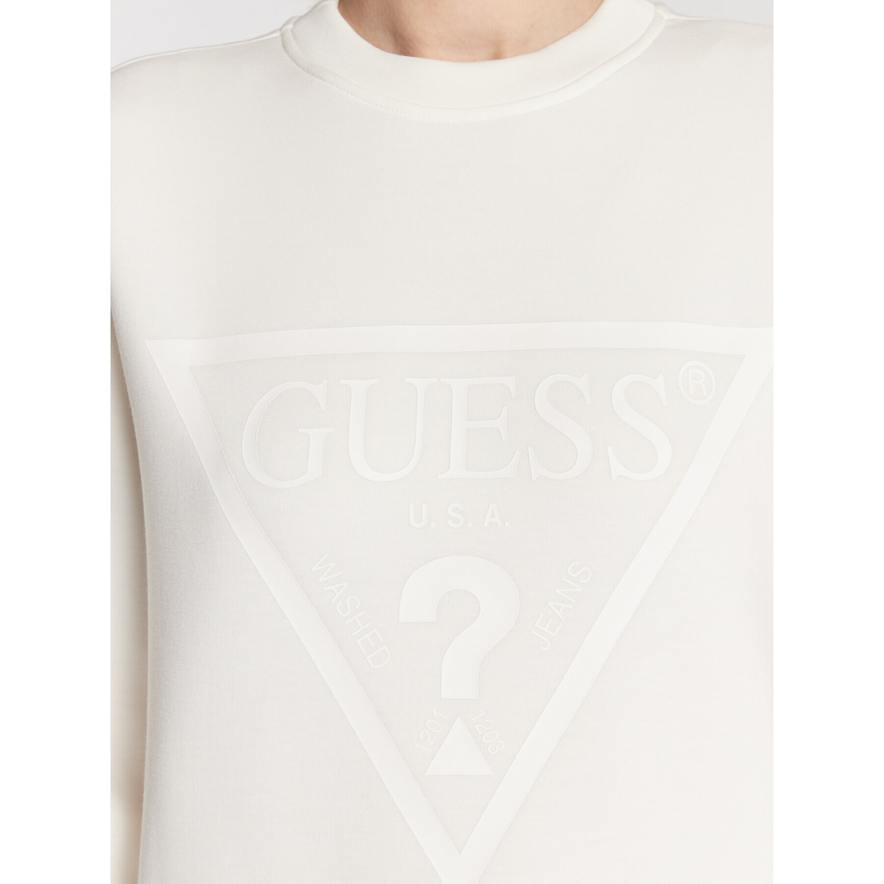 Guess Jopa V3RQ19 K7UW2 Écru Regular Fit - Pepit.si