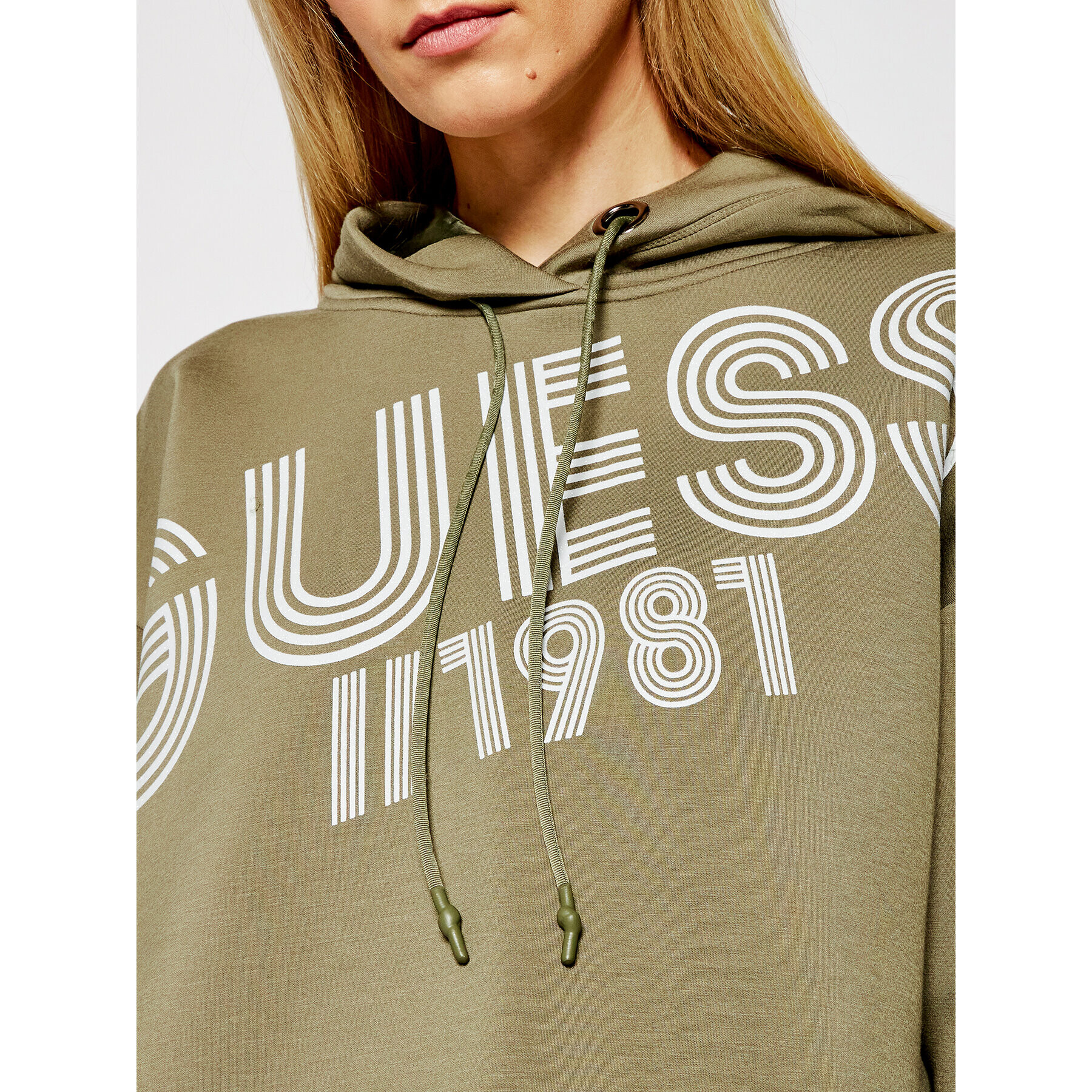 Guess Jopa W1RQ69 K7UW2 Zelena Oversize - Pepit.si