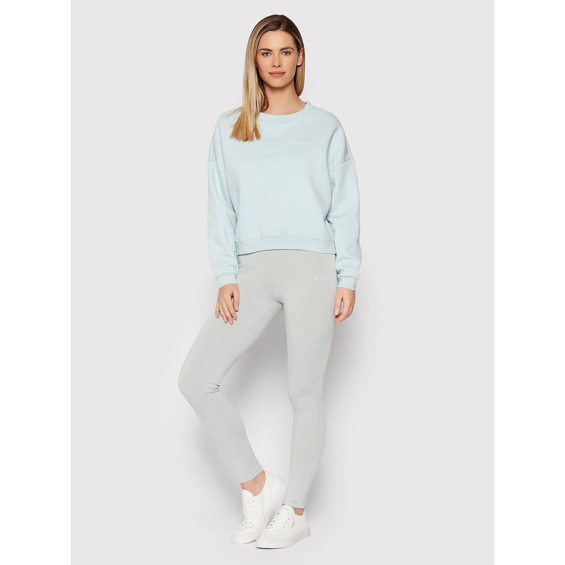 Guess Jopa W2RQ00 K9Z21 Modra Relaxed Fit - Pepit.si