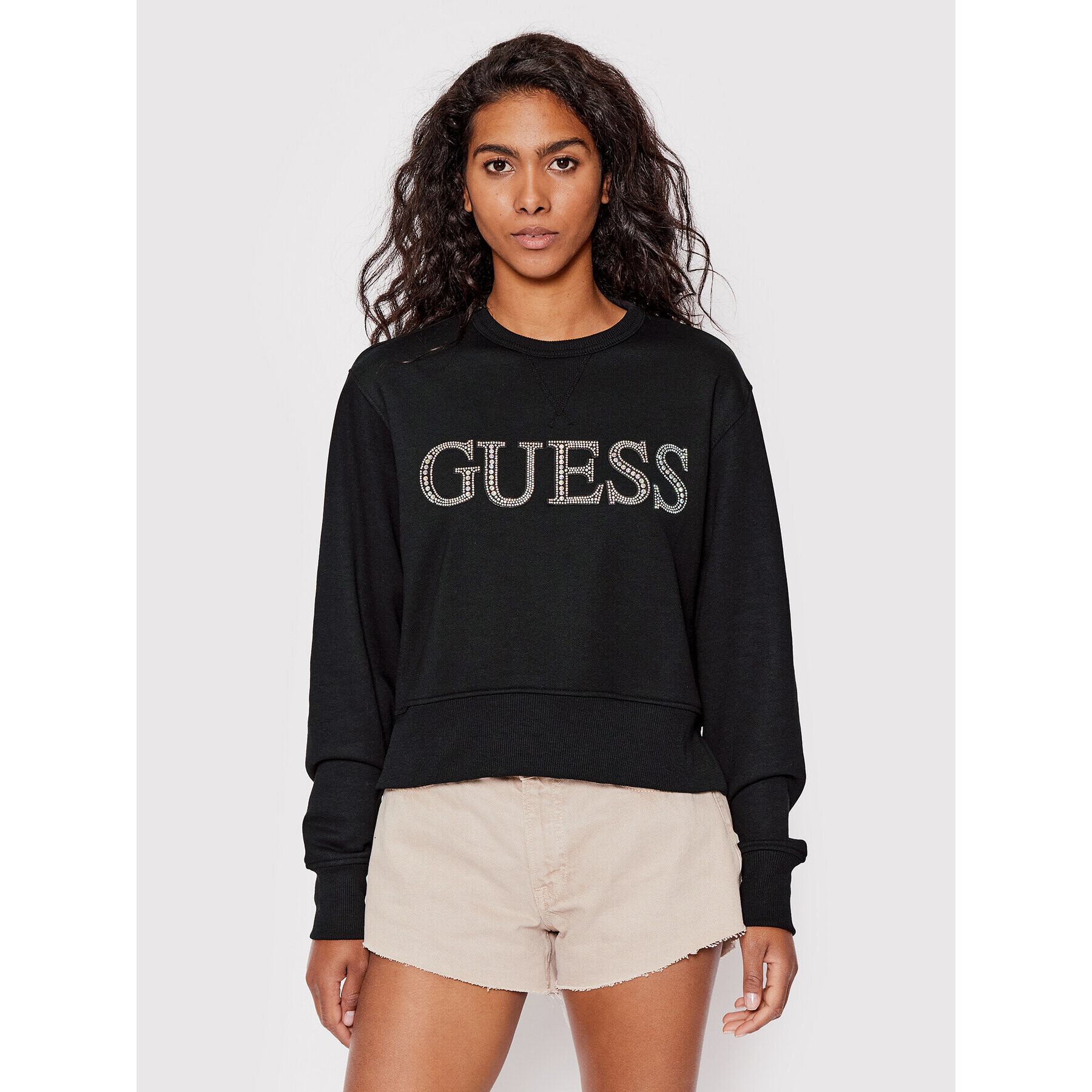 Guess Jopa W2YQ09 K8801 Črna Regular Fit - Pepit.si