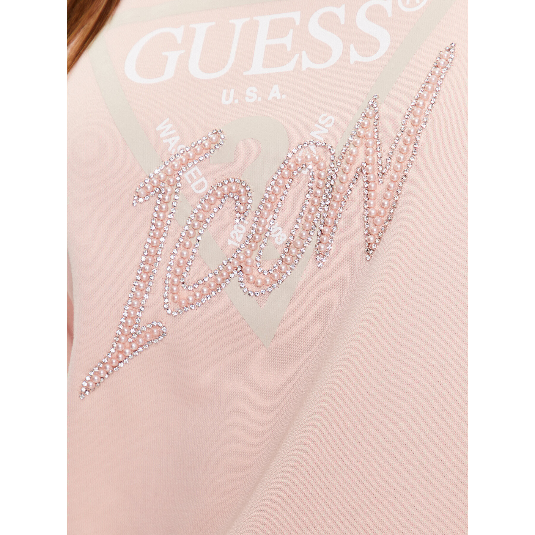 Guess Jopa W3YQ01 KB683 Roza Regular Fit - Pepit.si