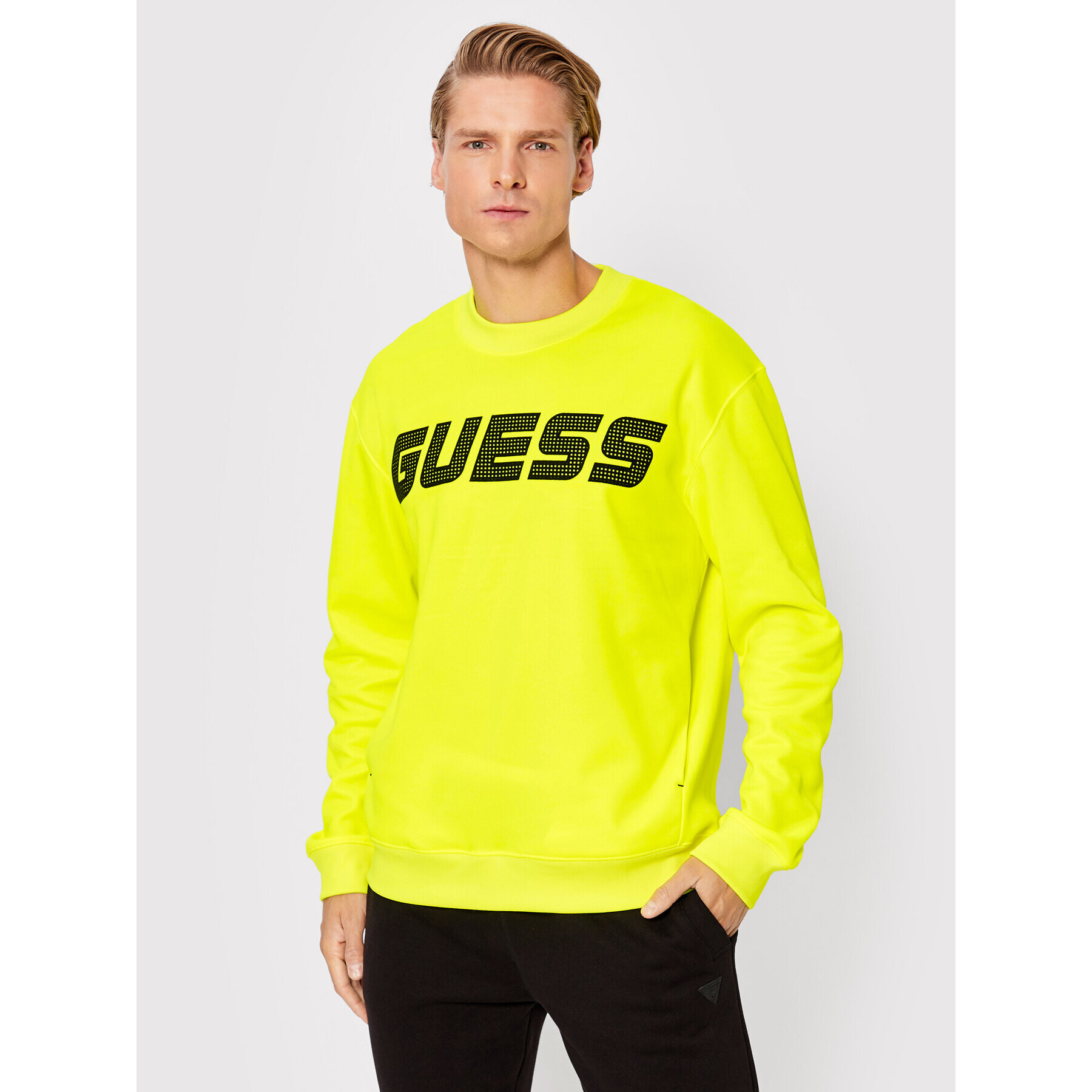 Guess Jopa Z2YQ17 FL04W Zelena Regular Fit - Pepit.si