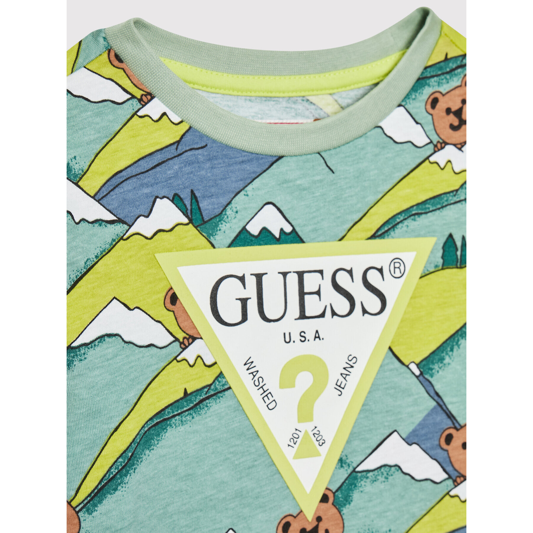 Guess Komplet bluza in hlače N2YG01 K5M20 Mornarsko modra Regular Fit - Pepit.si