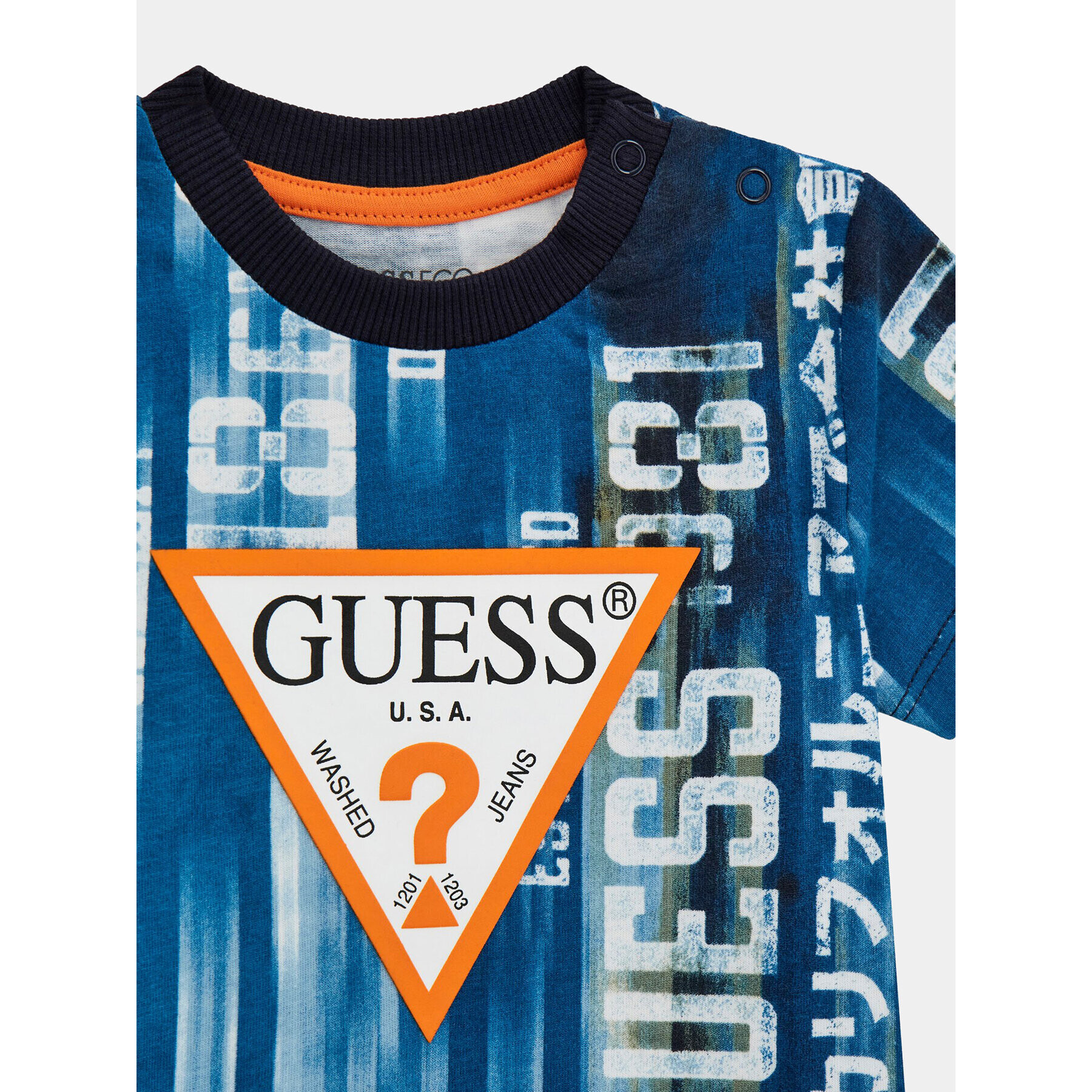 Guess Komplet majica in športne kratke hlače I4RG06 K8HM3 Pisana Regular Fit - Pepit.si