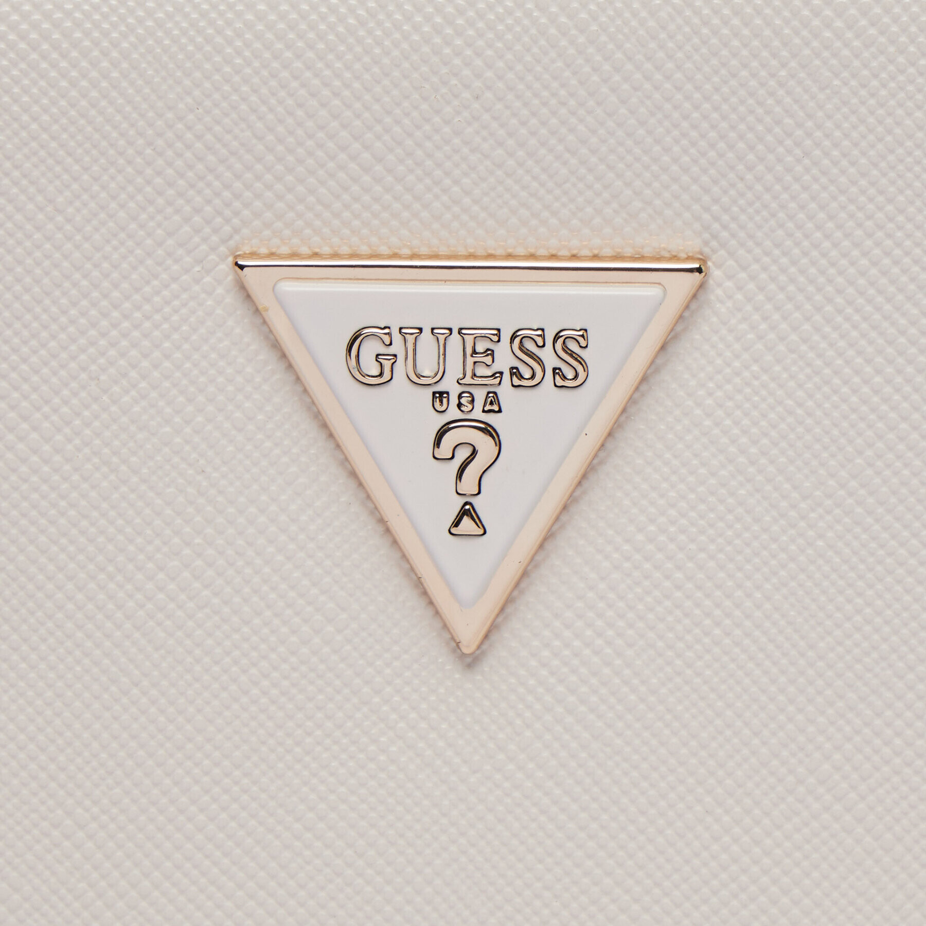 Guess Kozmetični kovček Double Zip PW1576 P3373 Écru - Pepit.si