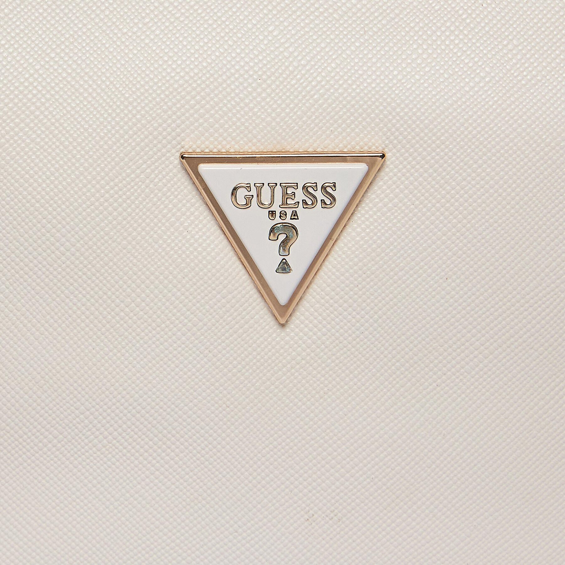 Guess Kozmetični kovček Make Up Case PW1604 P3401 Écru - Pepit.si