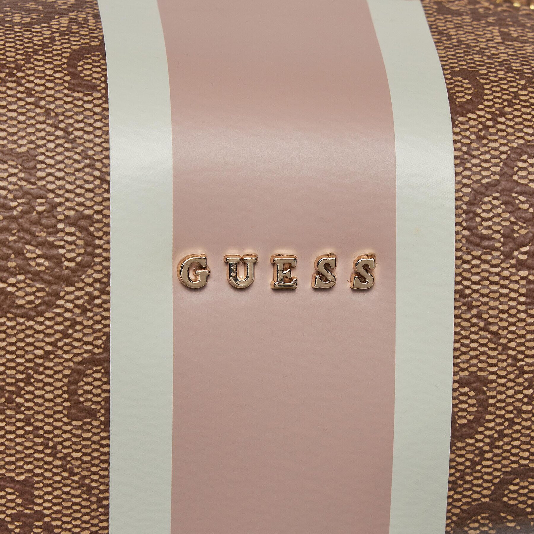 Guess Kozmetični kovček Strap Beauty PW7430 P4182 Bež - Pepit.si