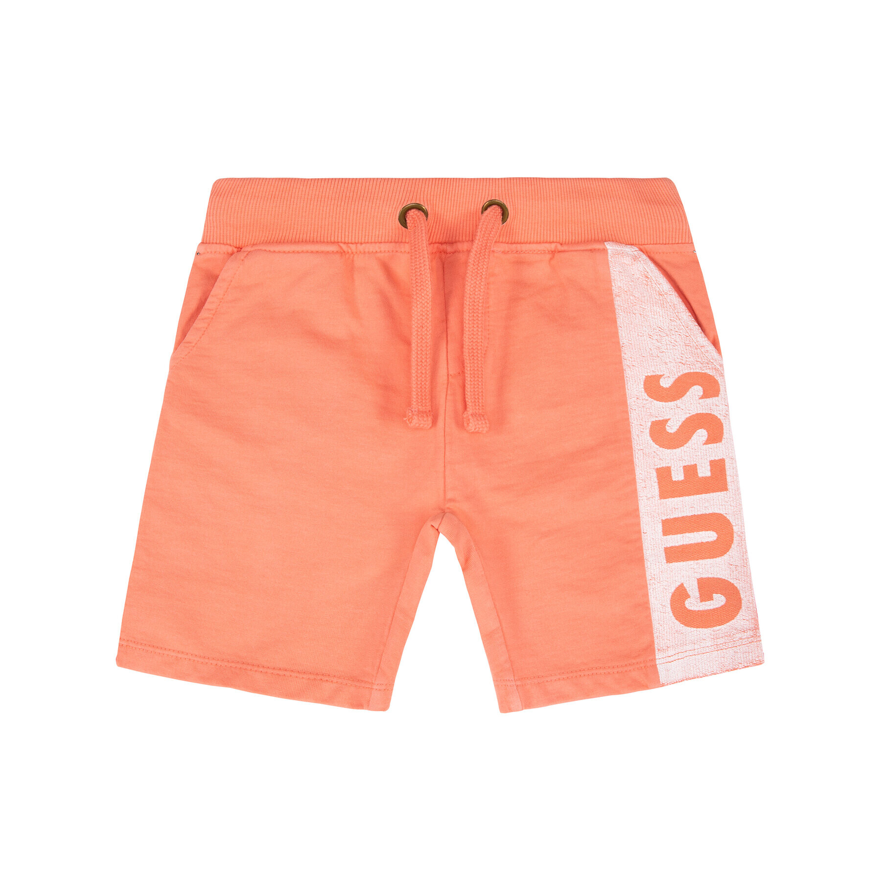 Guess Kratke hlače iz tkanine N02Q11 K82R0 Oranžna Regular Fit - Pepit.si