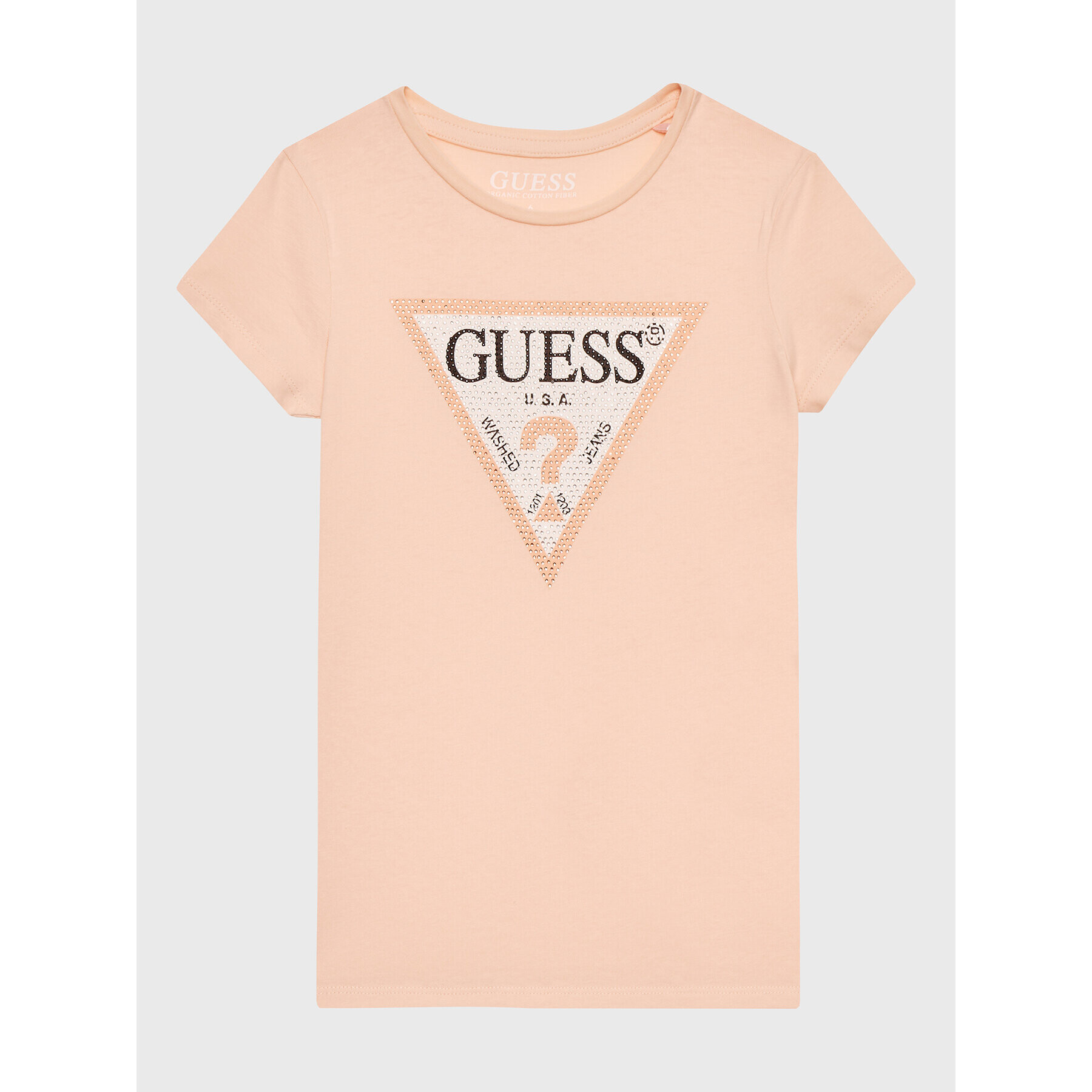 Guess Majica J2YI51 K6YW1 Roza Regular Fit - Pepit.si