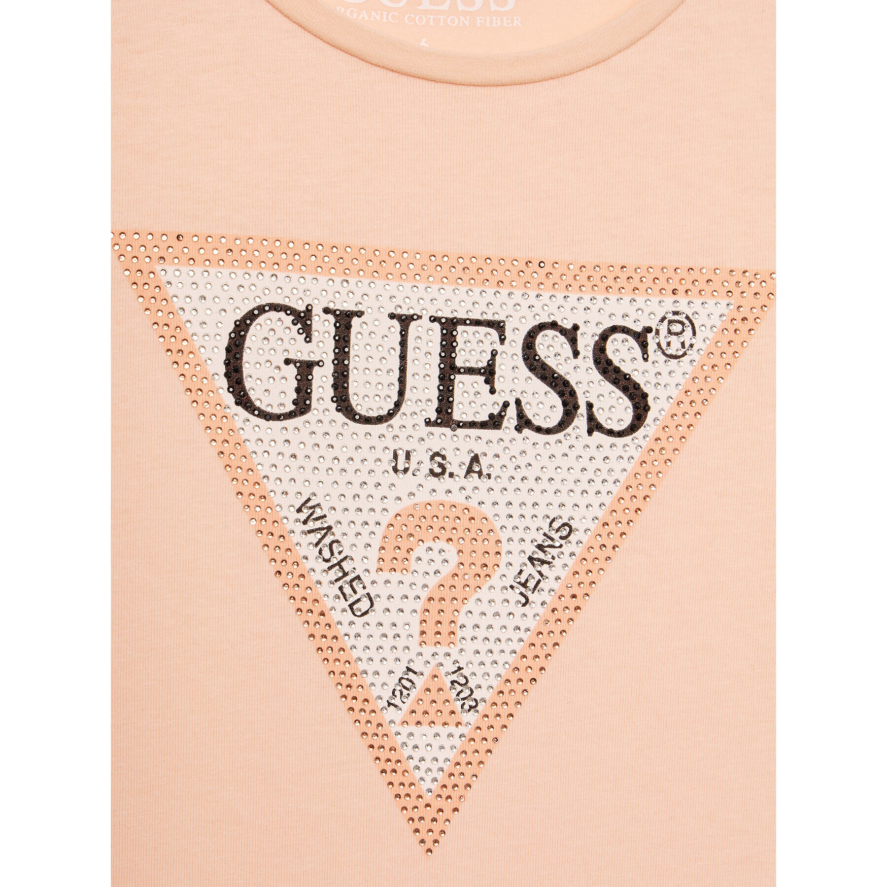 Guess Majica J2YI51 K6YW1 Roza Regular Fit - Pepit.si