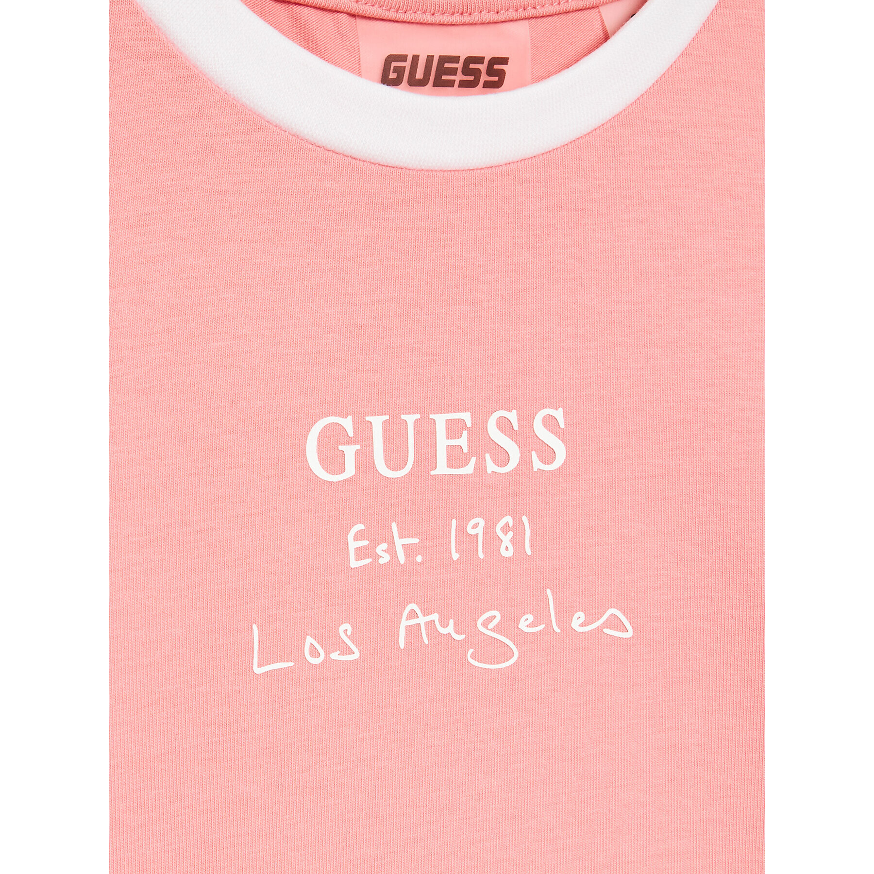 Guess Majica J3GI29 KBNW0 Roza Regular Fit - Pepit.si