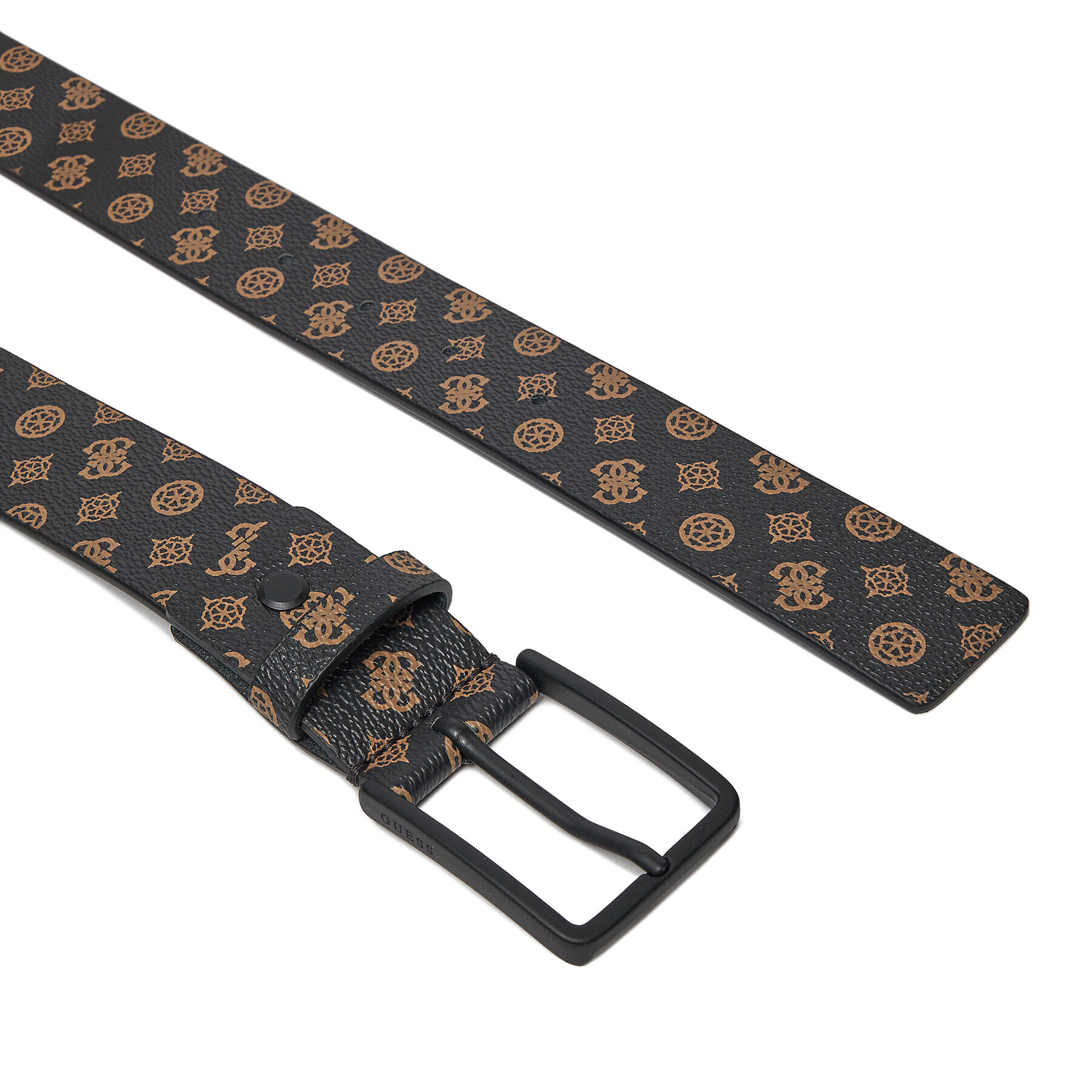 Guess Moški pas Micro Peony Eco Belts BM7793 P4135 Rjava - Pepit.si