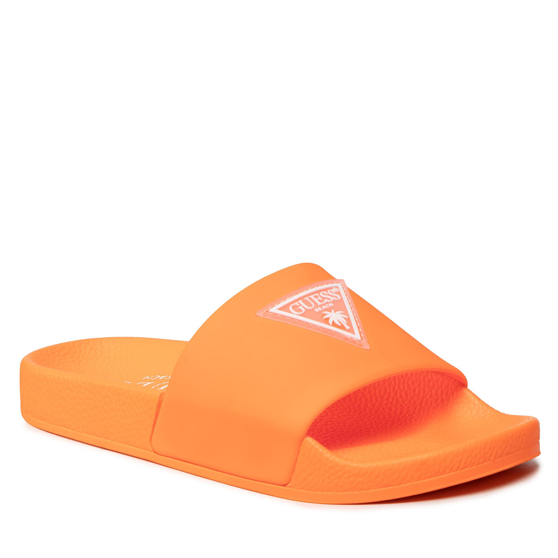 Guess Natikači Beach Slippers E2GZ00 BB00F Oranžna - Pepit.si