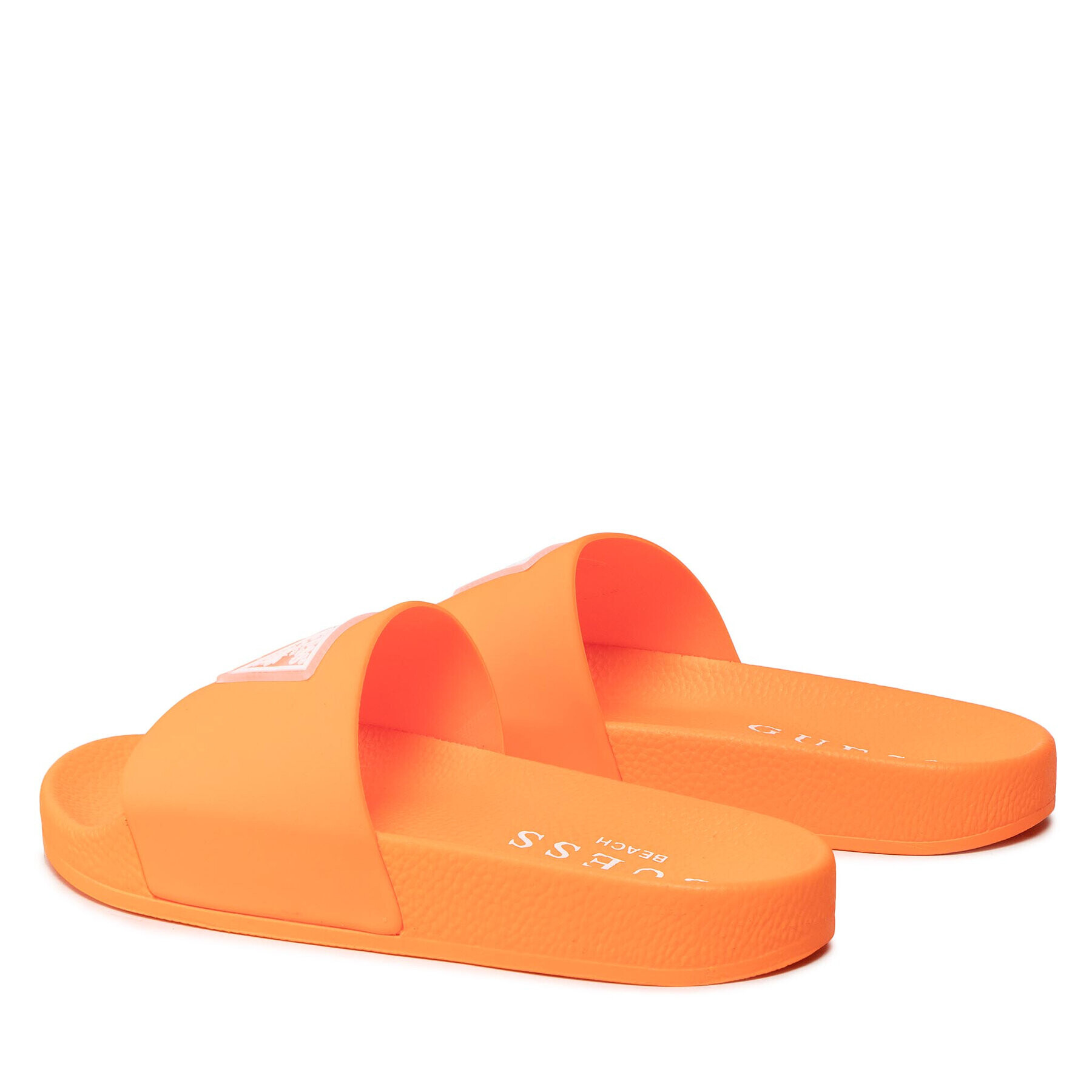 Guess Natikači Beach Slippers E2GZ00 BB00F Oranžna - Pepit.si