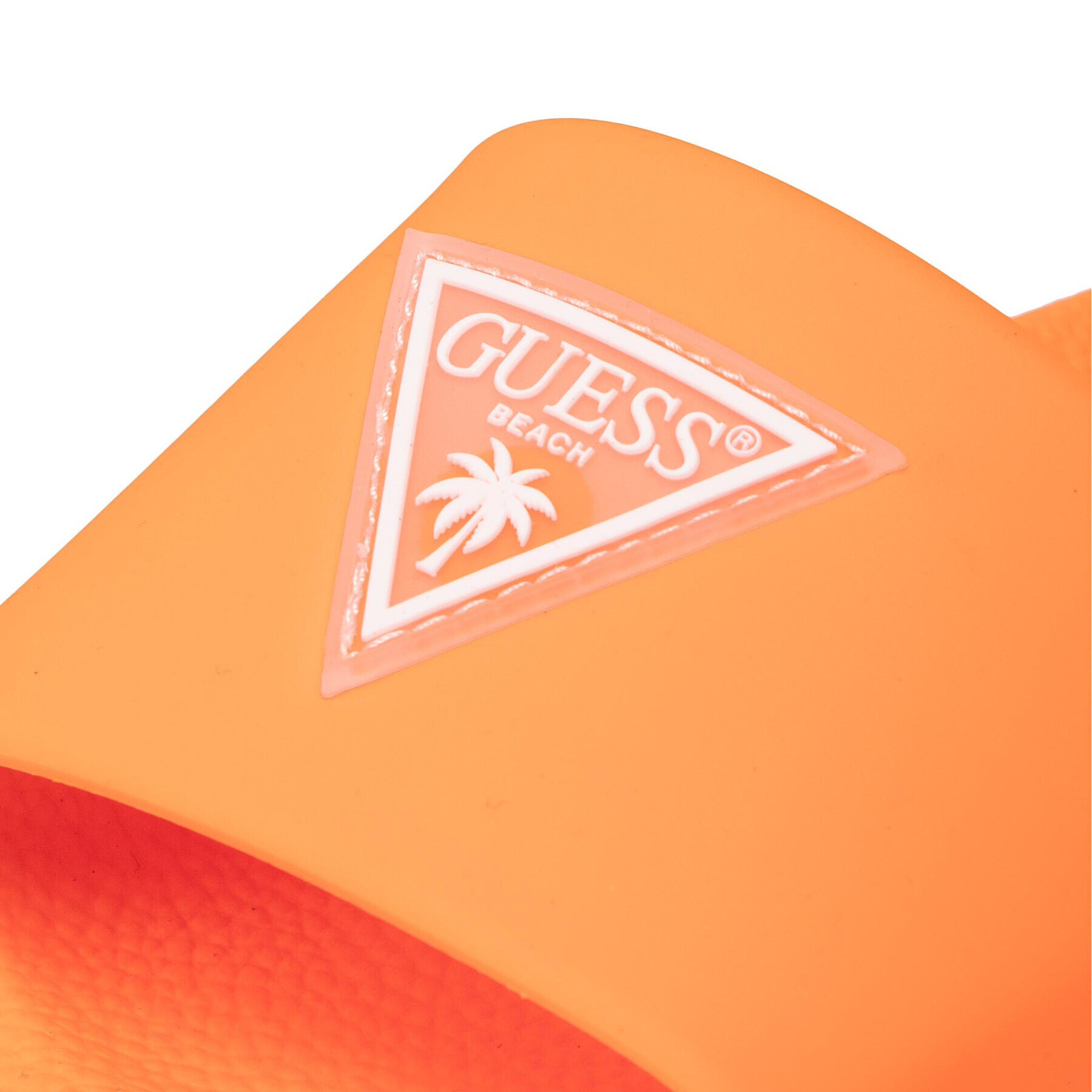 Guess Natikači Beach Slippers E2GZ00 BB00F Oranžna - Pepit.si