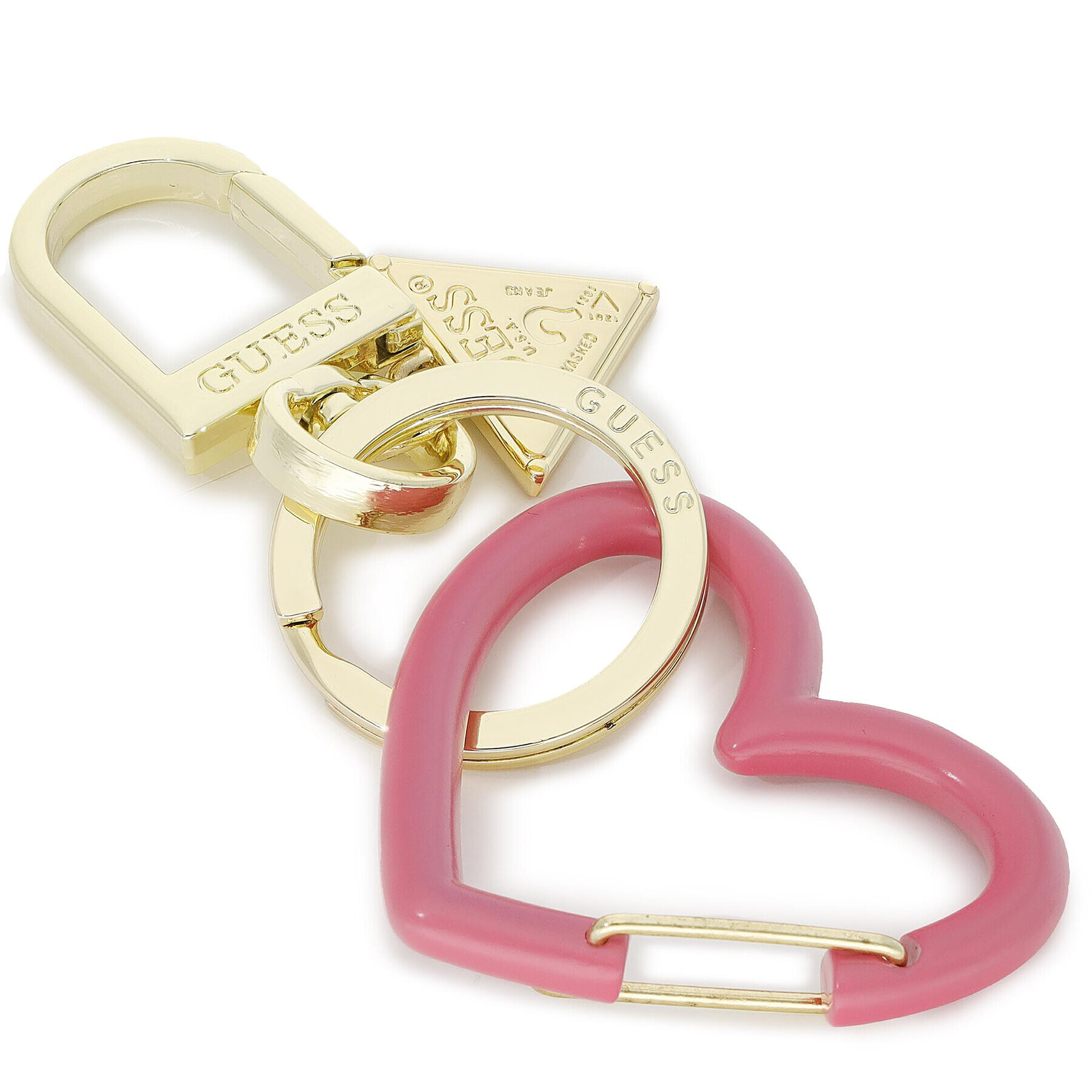 Guess Obesek Not Coorddinated Keyrings RW7426 P2201 Zlata - Pepit.si