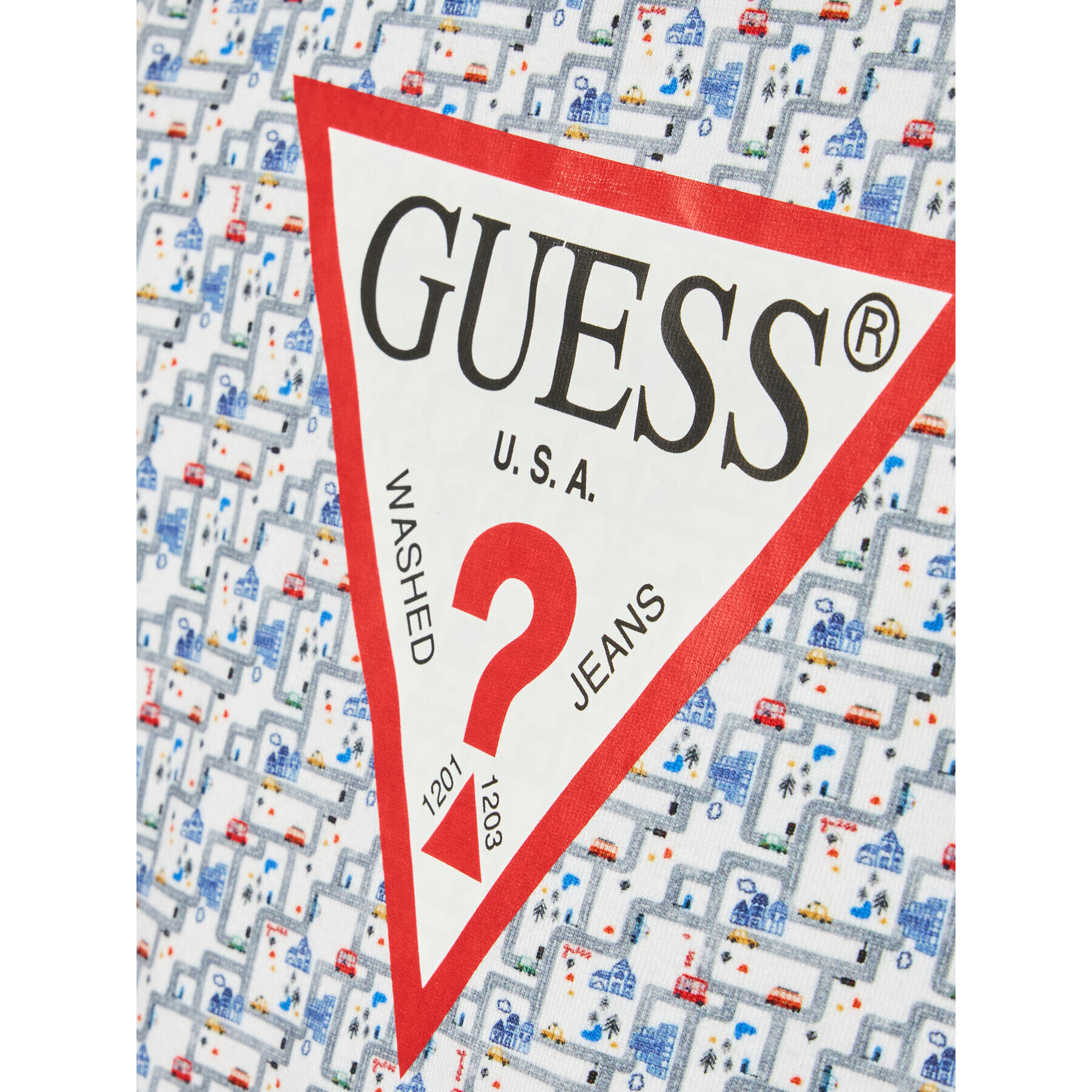 Guess Otroški bodi P2GG04 J1311 Modra Regular Fit - Pepit.si