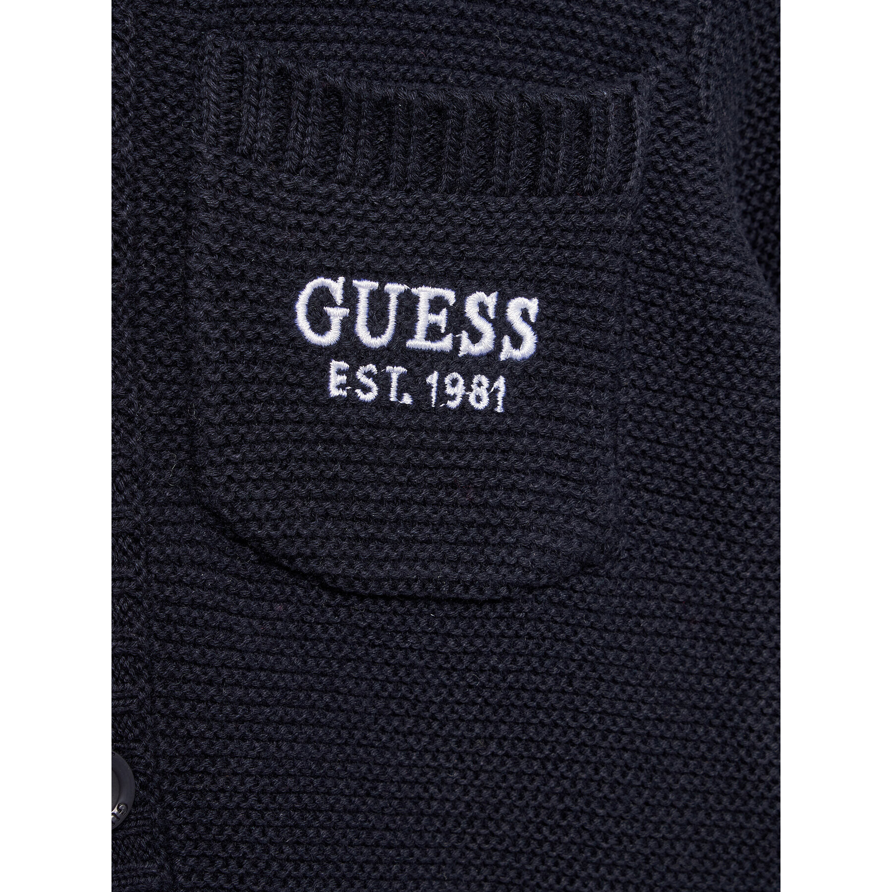 Guess Pletena jopica I3BR00 Z2NN0 Mornarsko modra Regular Fit - Pepit.si