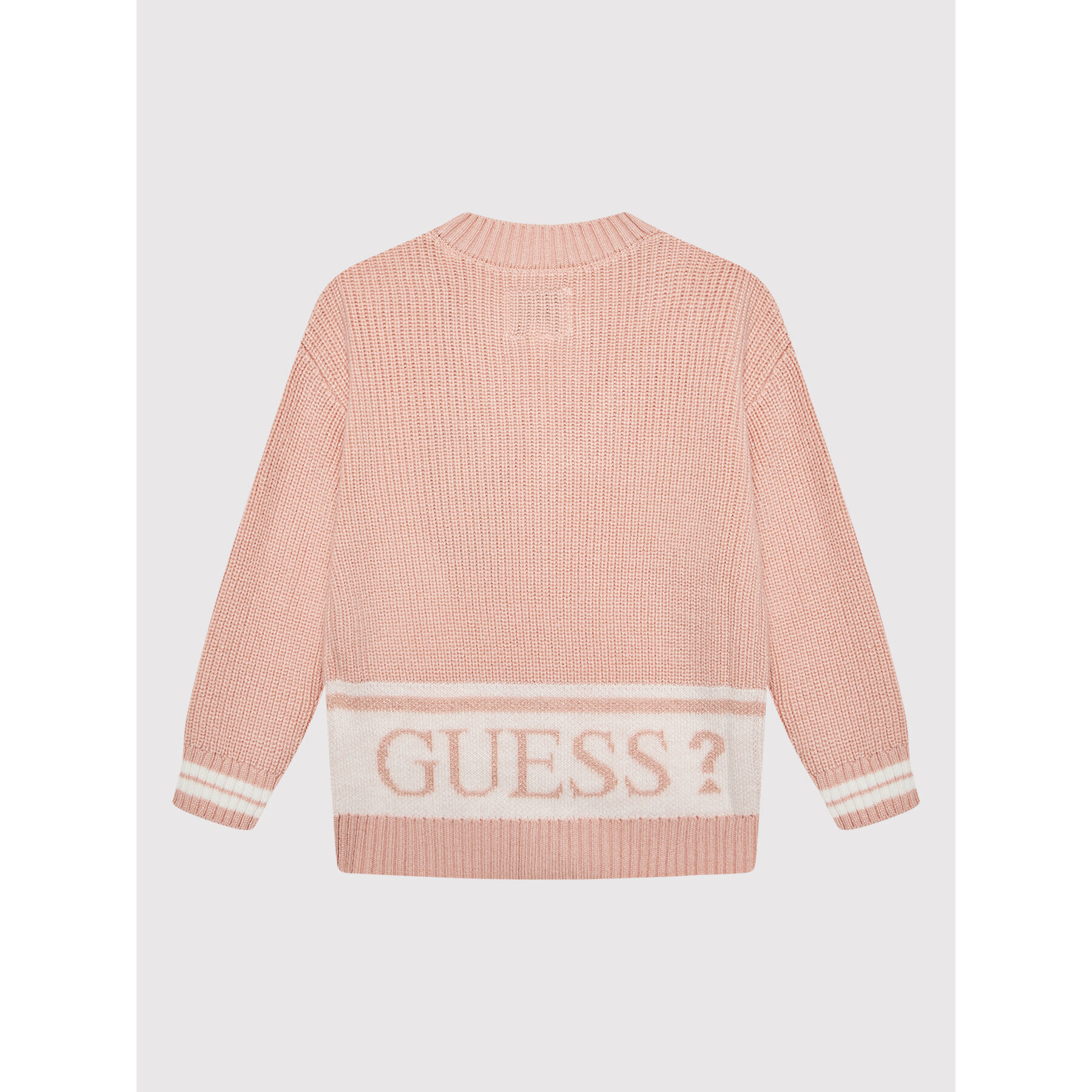 Guess Pletena jopica K2YR00 Z30R0 Roza Regular Fit - Pepit.si