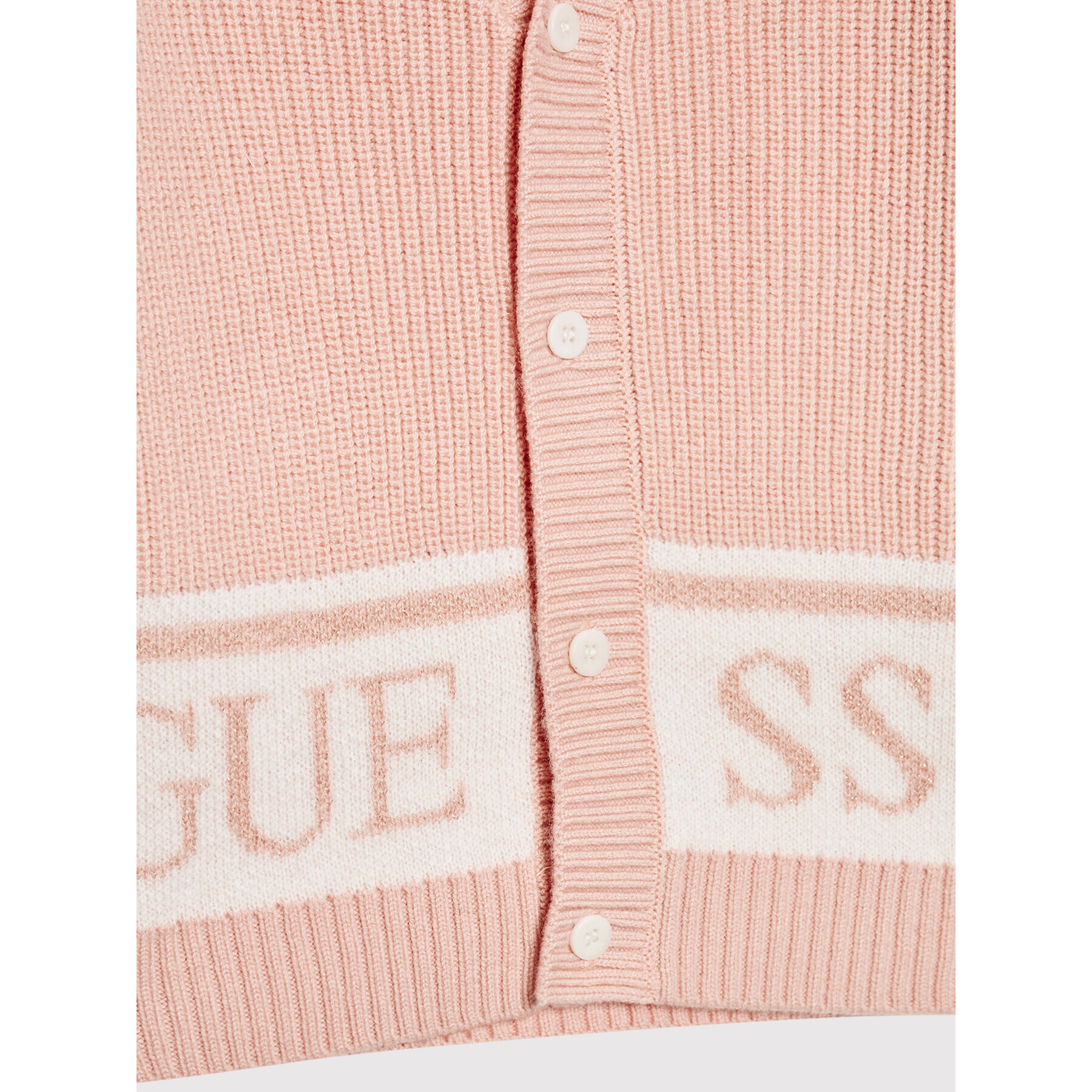 Guess Pletena jopica K2YR00 Z30R0 Roza Regular Fit - Pepit.si