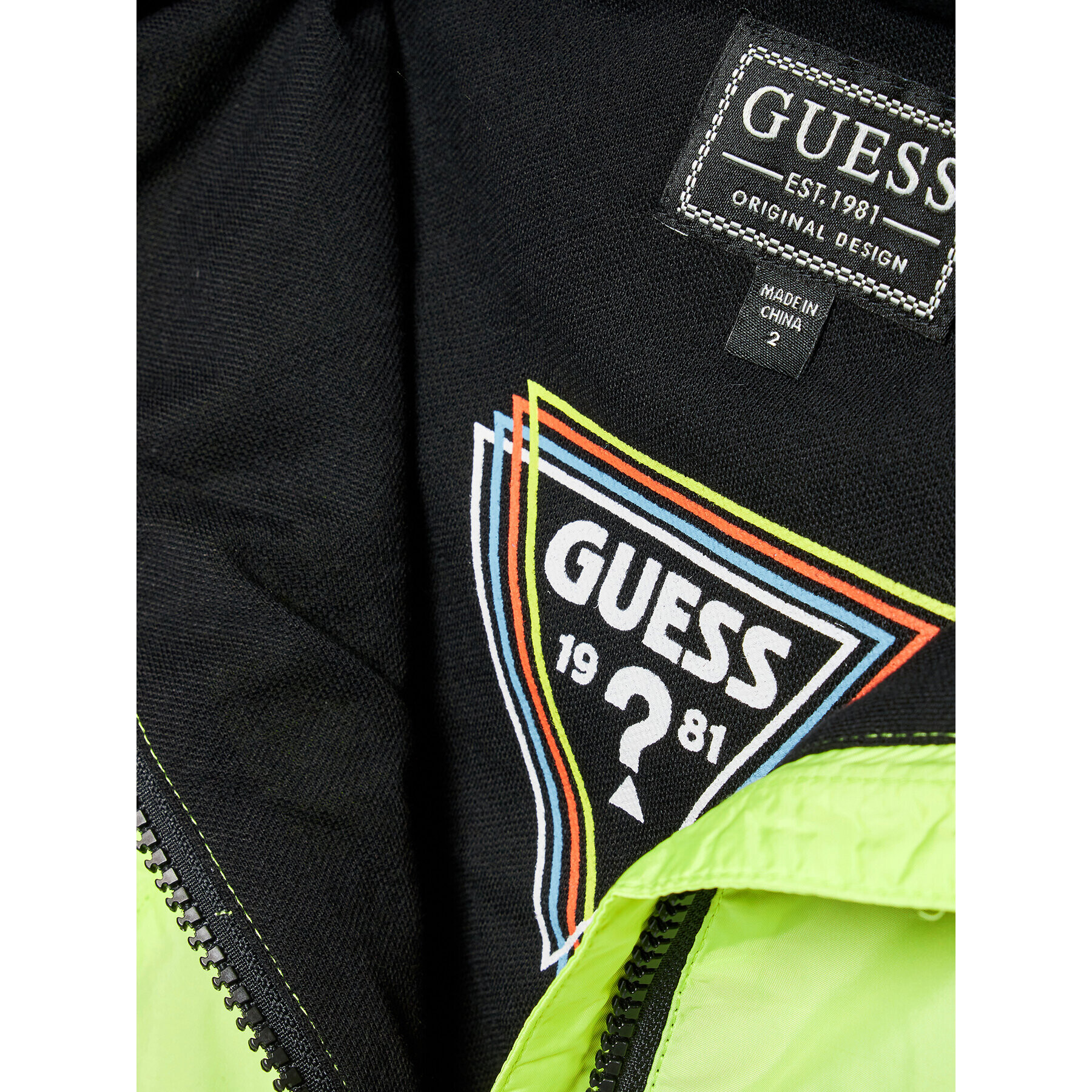 Guess Prehodna jakna H3RT04 WCFM0 Zelena Regular Fit - Pepit.si