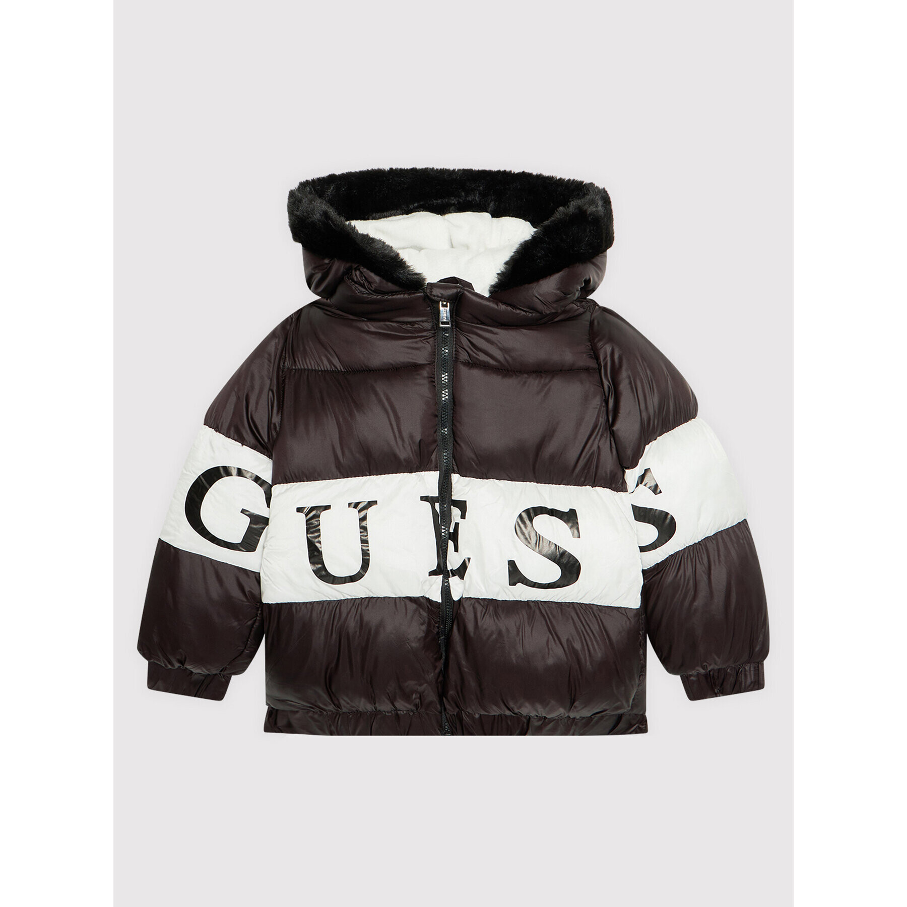 Guess Puhovka H1BT00 WE8Z0 Črna Regular Fit - Pepit.si