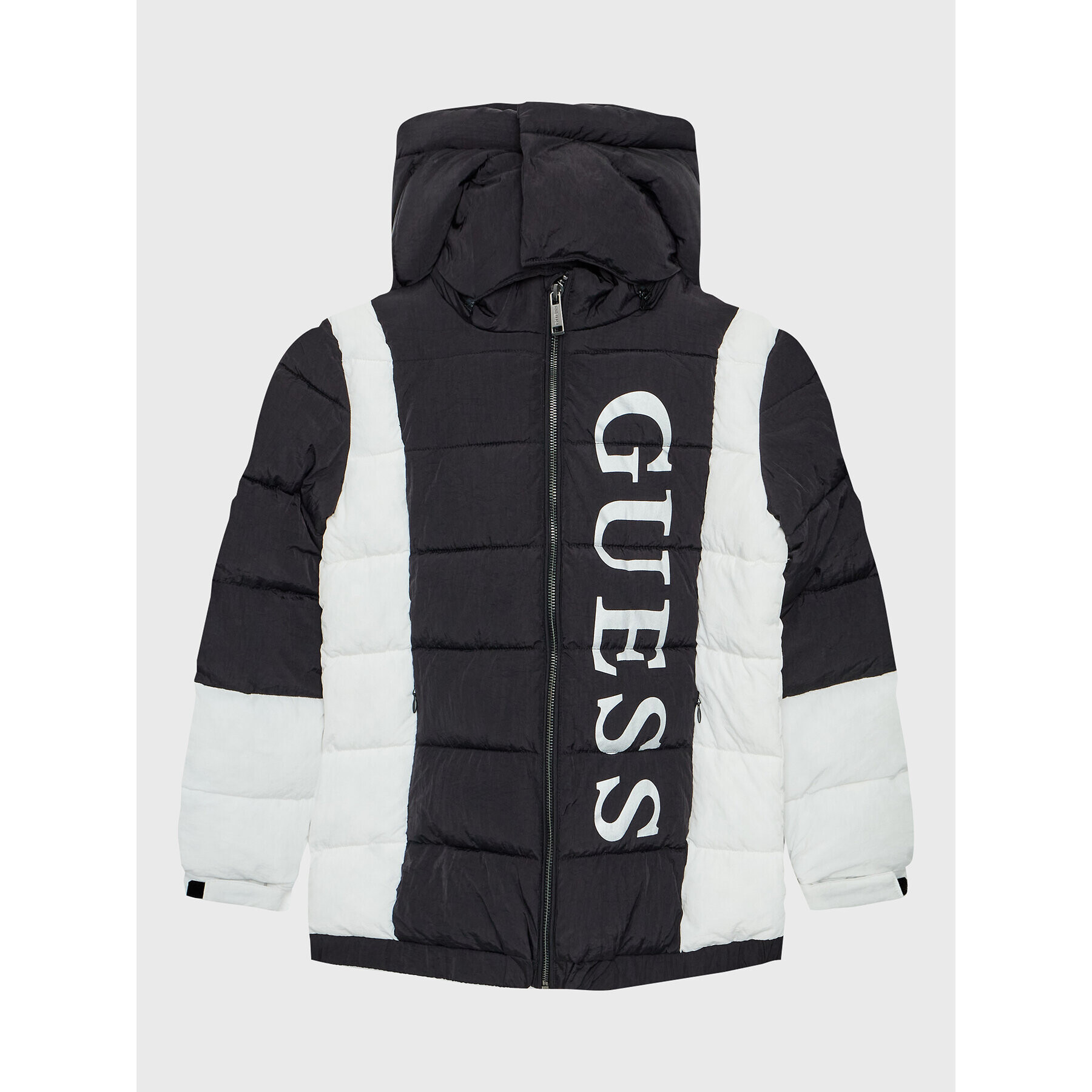 Guess Puhovka H2BJ01 WF090 Črna Regular Fit - Pepit.si