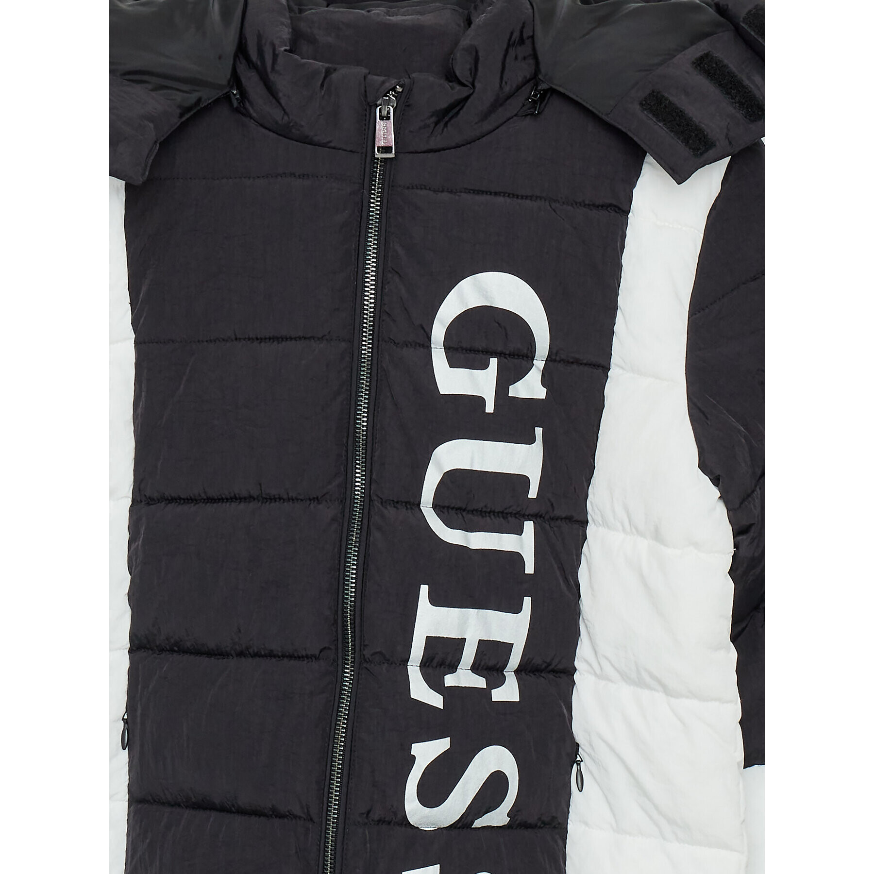 Guess Puhovka H2BJ01 WF090 Črna Regular Fit - Pepit.si