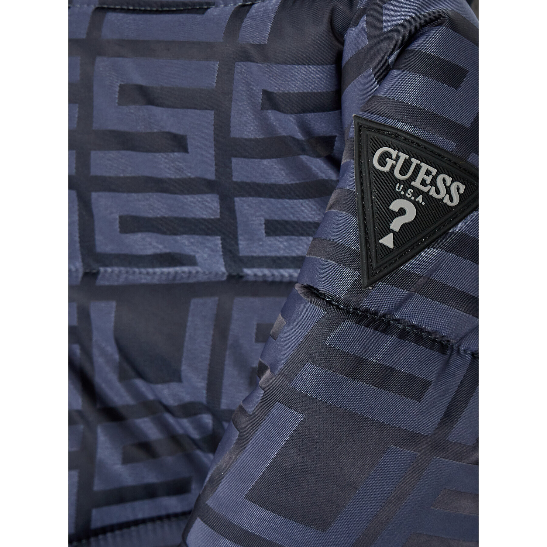 Guess Puhovka H2BT07 WEZK0 Mornarsko modra Regular Fit - Pepit.si